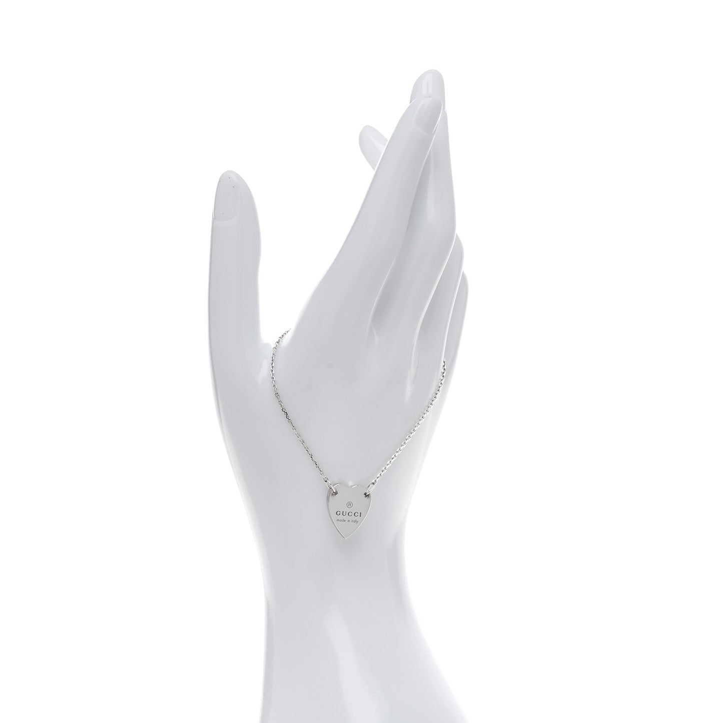 Sterling Silver Trademark Heart Bracelet