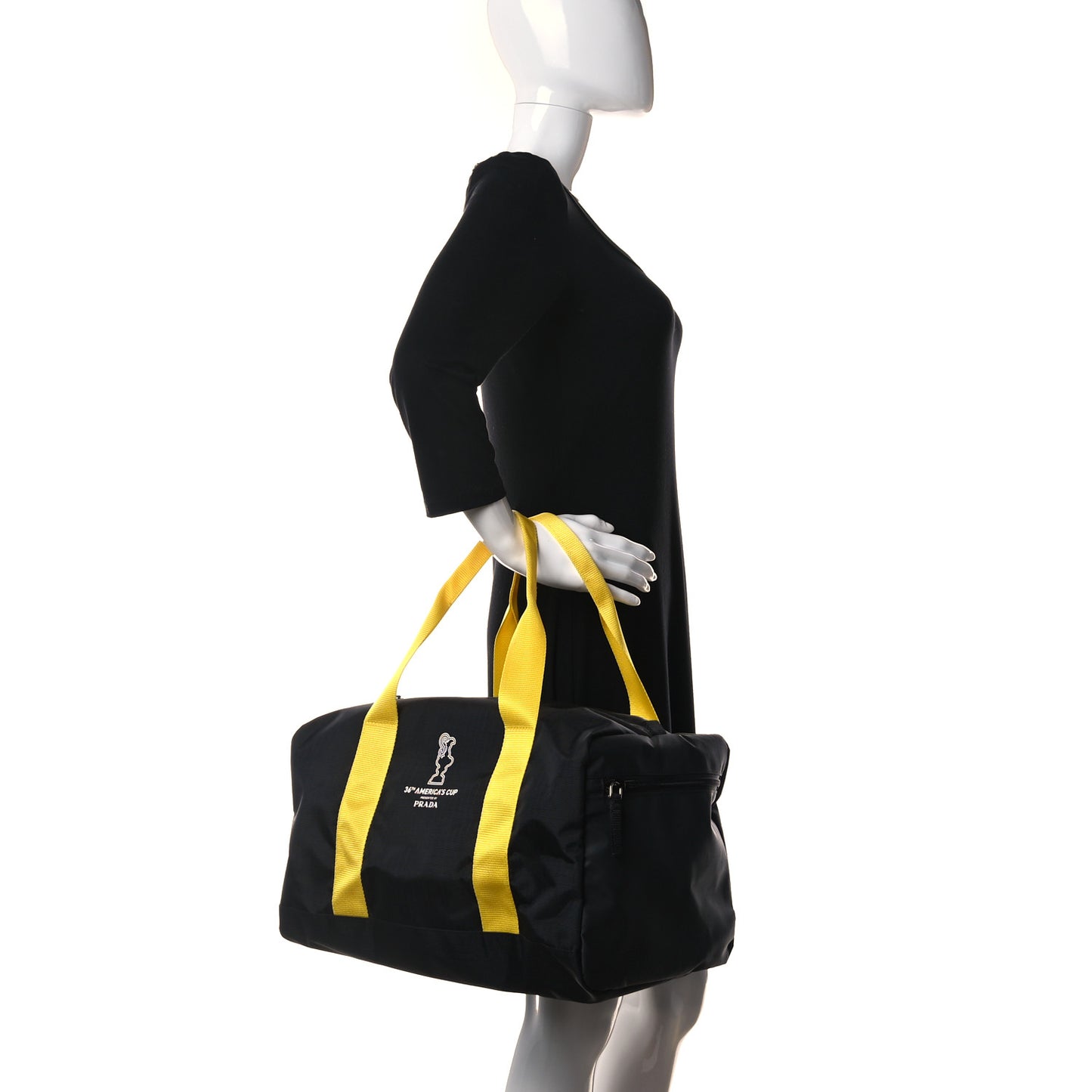 Tessuto Nylon 36th Americas Cup Duffle Bag Black