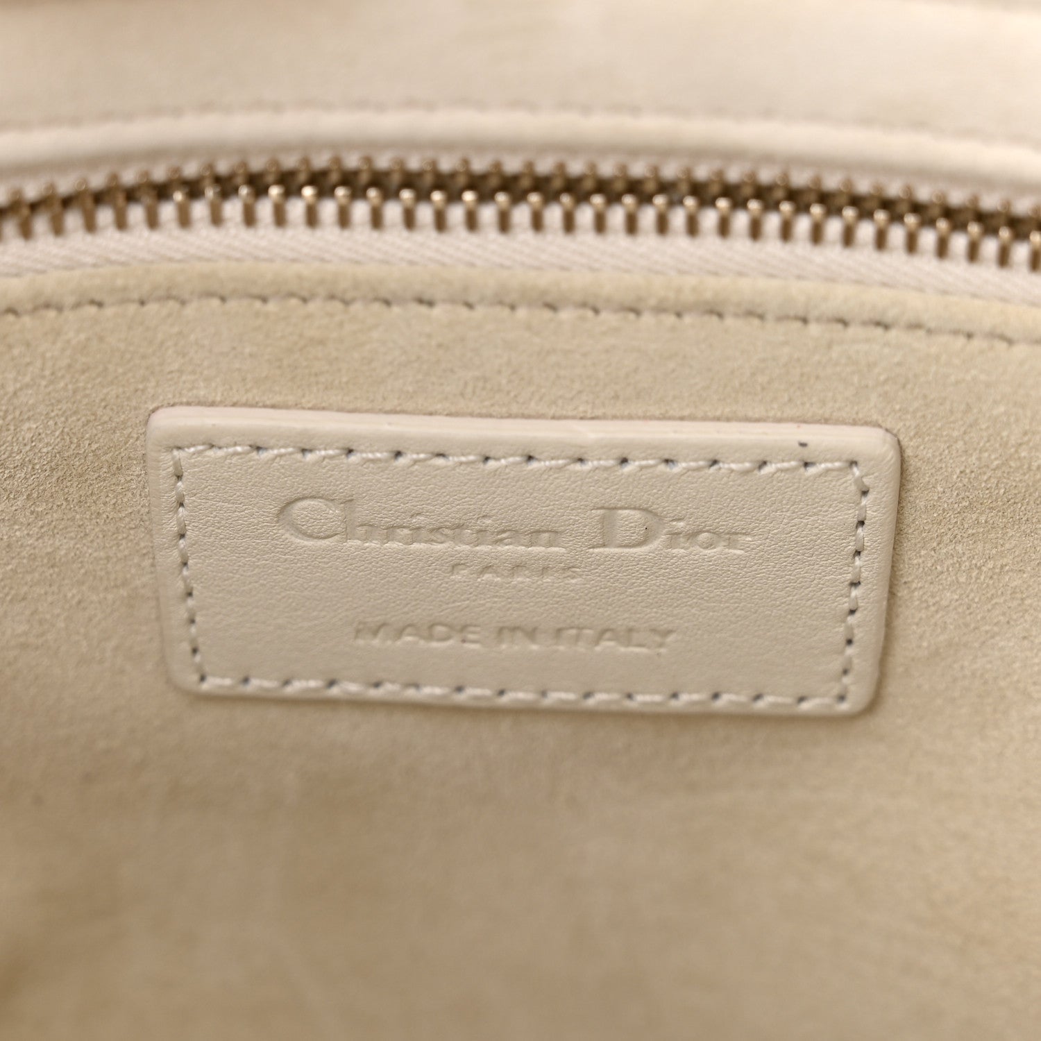 Christian Dior Ultra Matte Calfskin Cannage Medium Lady Dior Latte 6 of 9