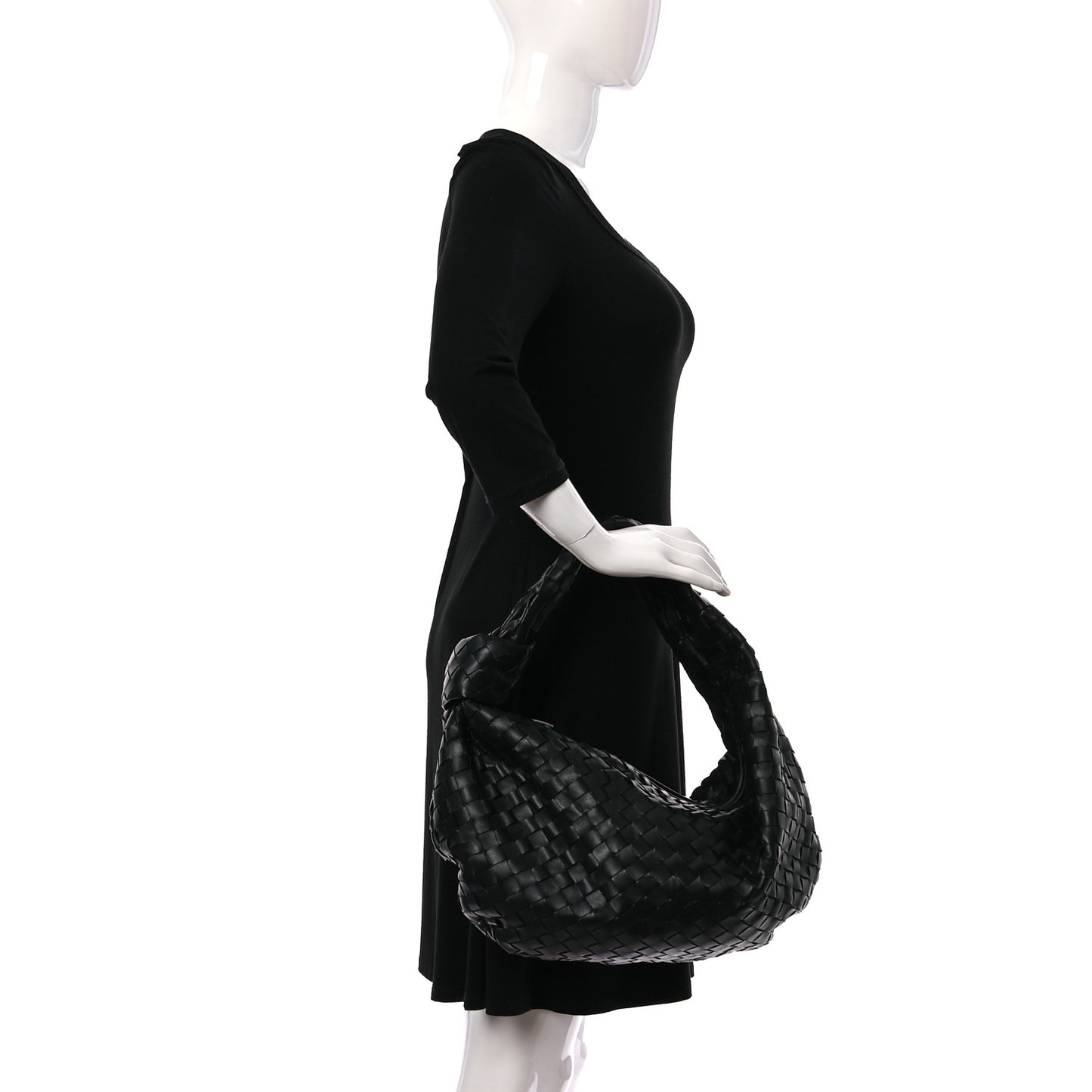 Nappa Intrecciato Small Jodie Black