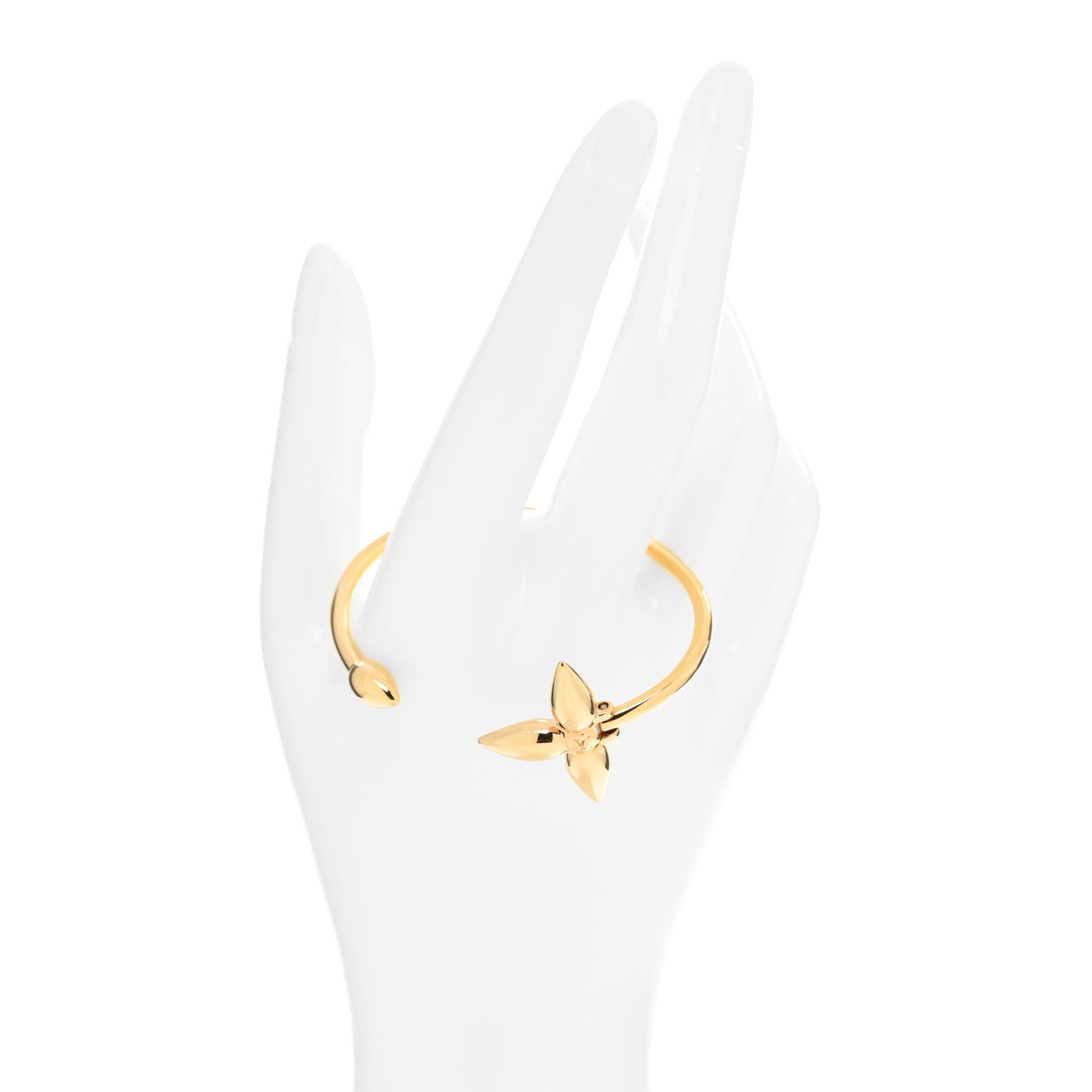 Louis Vuitton Metal Louisette Bracelet S Gold 2 of 5