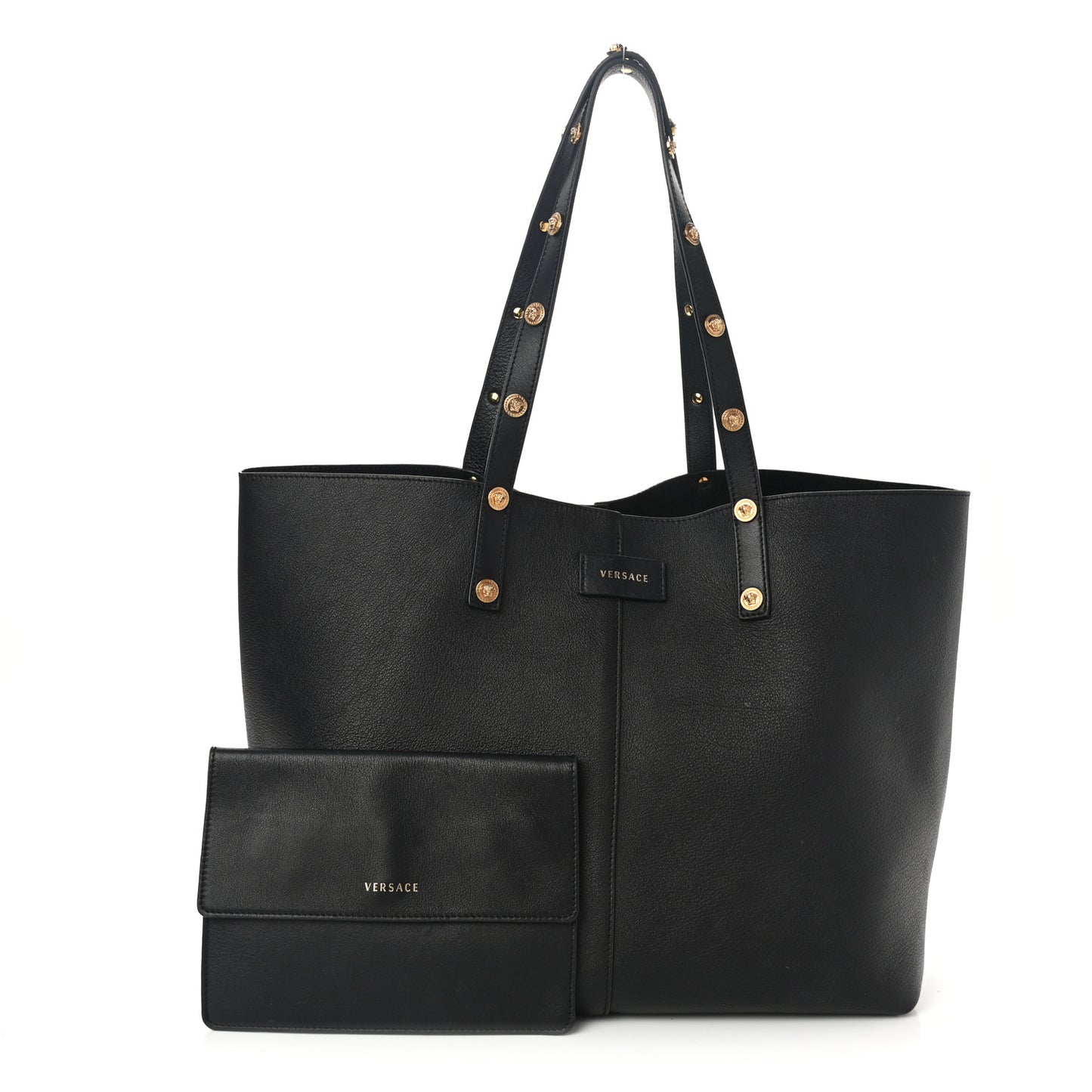 Calfskin Palazzo Tote Black