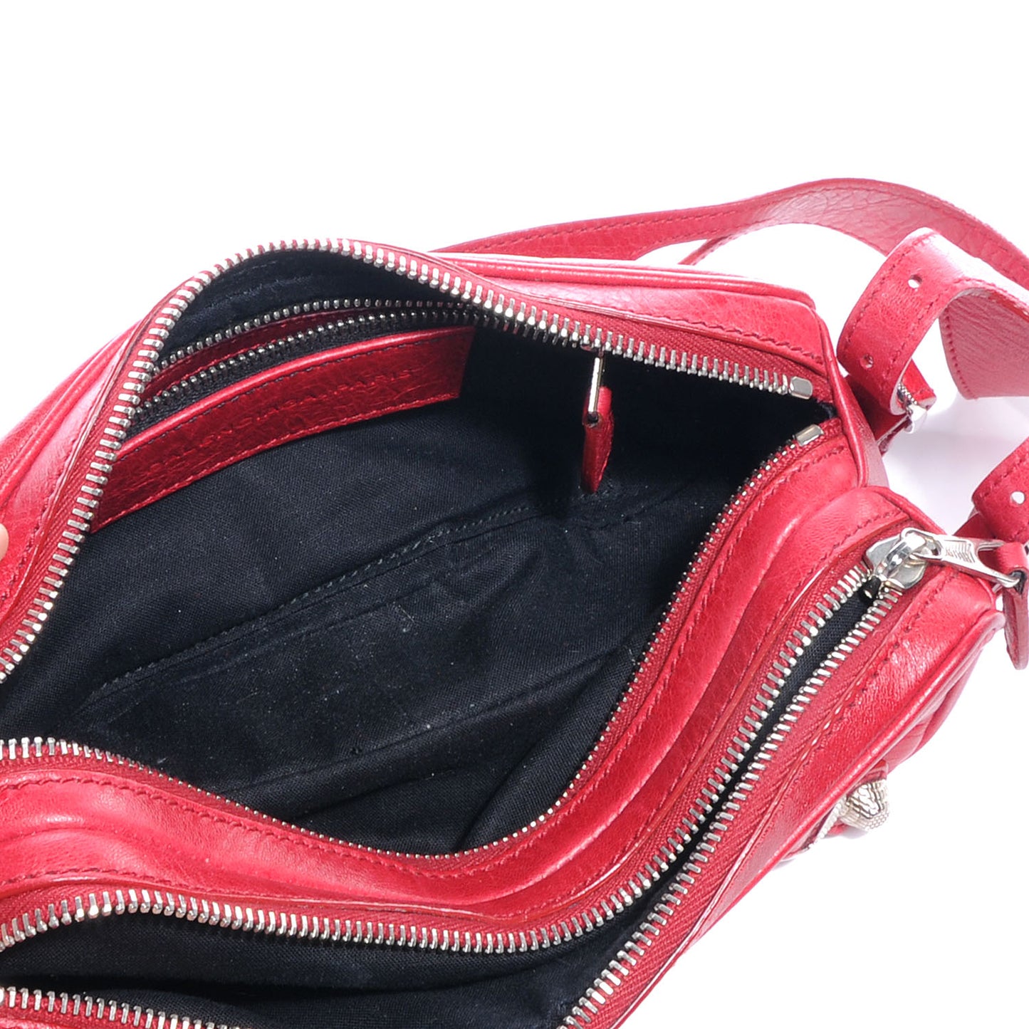 Agneau Giant Silver Hardware Chic Ruby