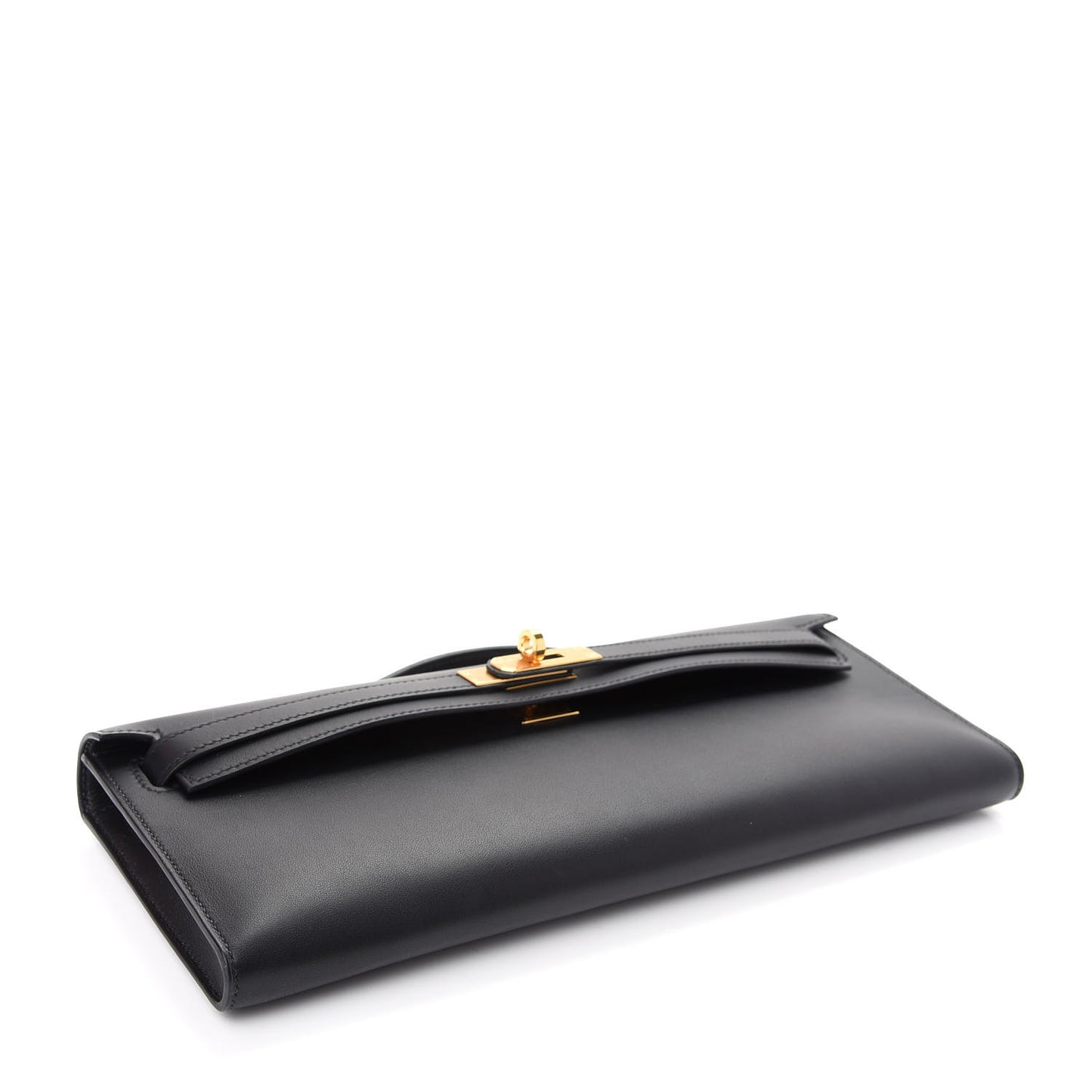 Swift Kelly Cut Clutch Pochette Black