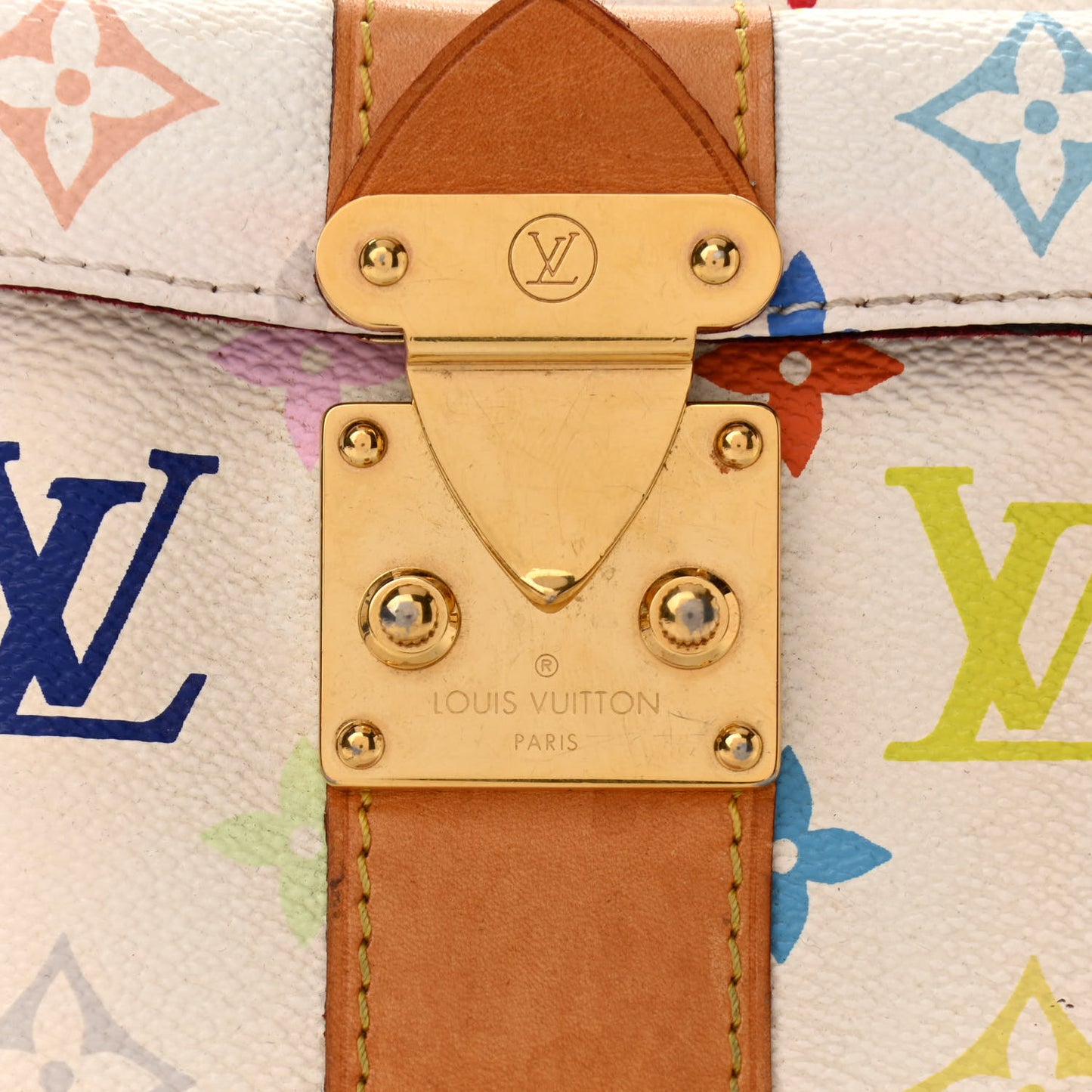 Monogram Multicolor Speedy 30 White
