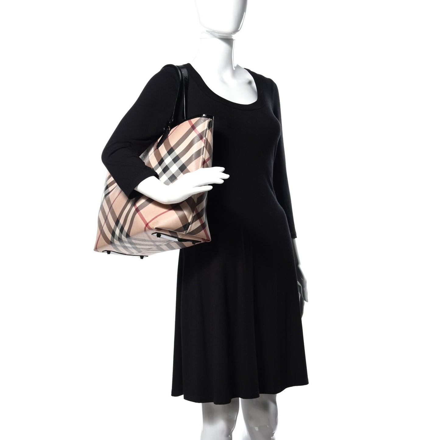 Supernova Check Stanton Tote Black