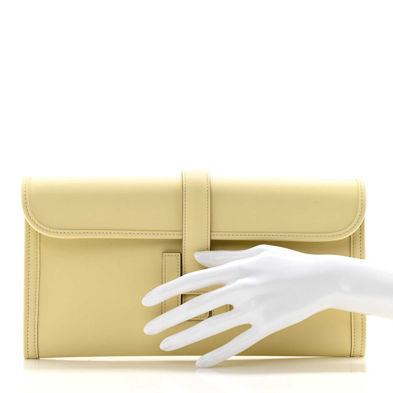 Hermes Swift Jige Elan 29 Clutch Jaune Milton 2 of 9