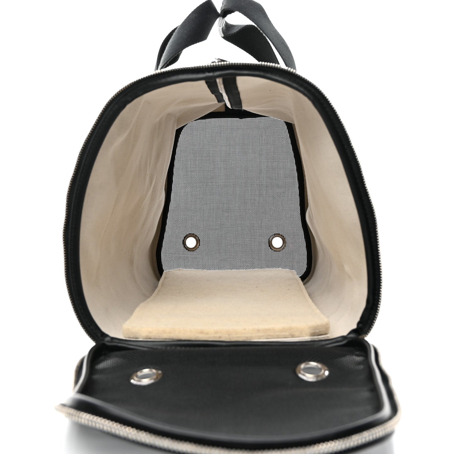 Goyardine Voltigeur MM Pet Carrier Black