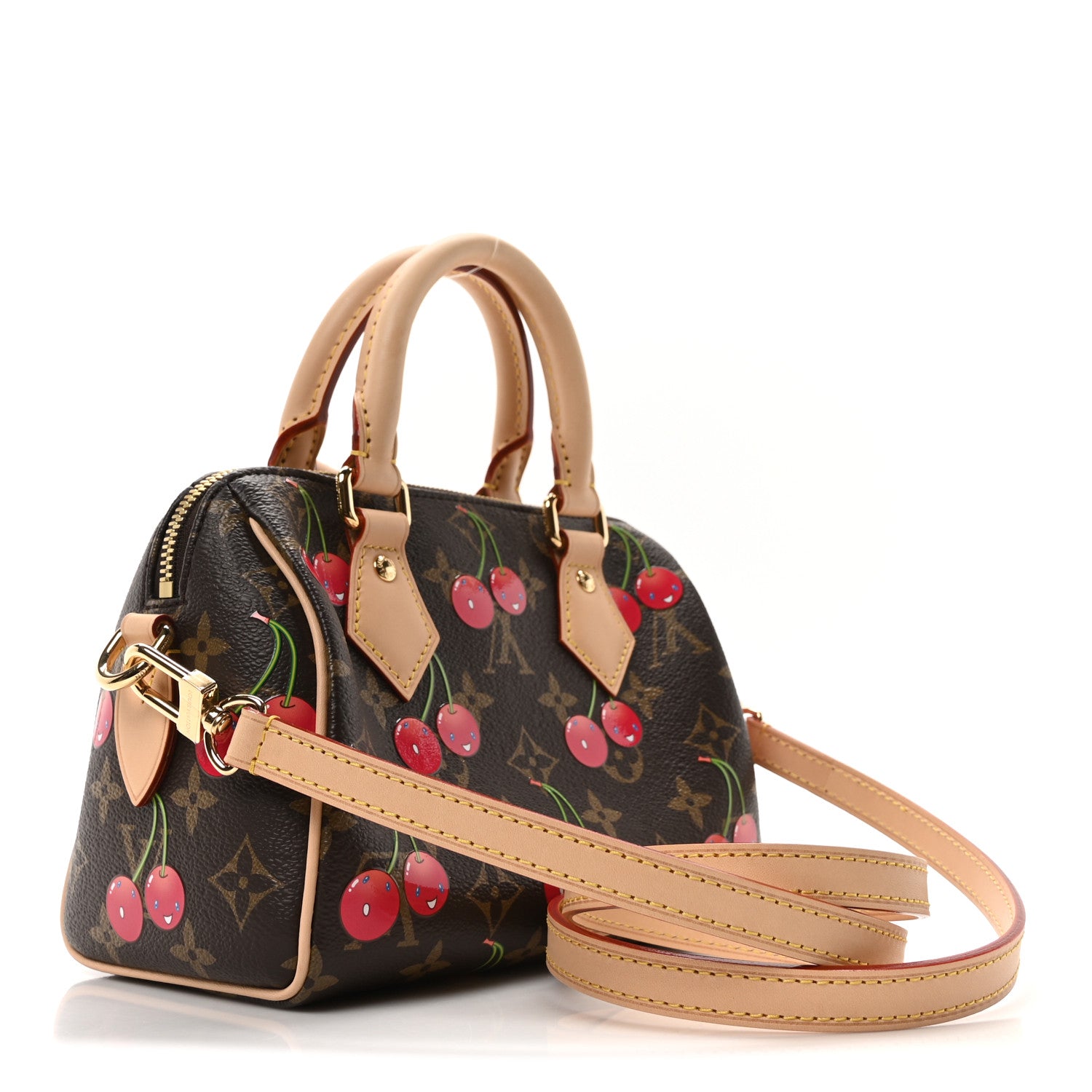 Louis Vuitton LV X TM Monogram Cerises Speedy Bandouliere 20 3 of 10
