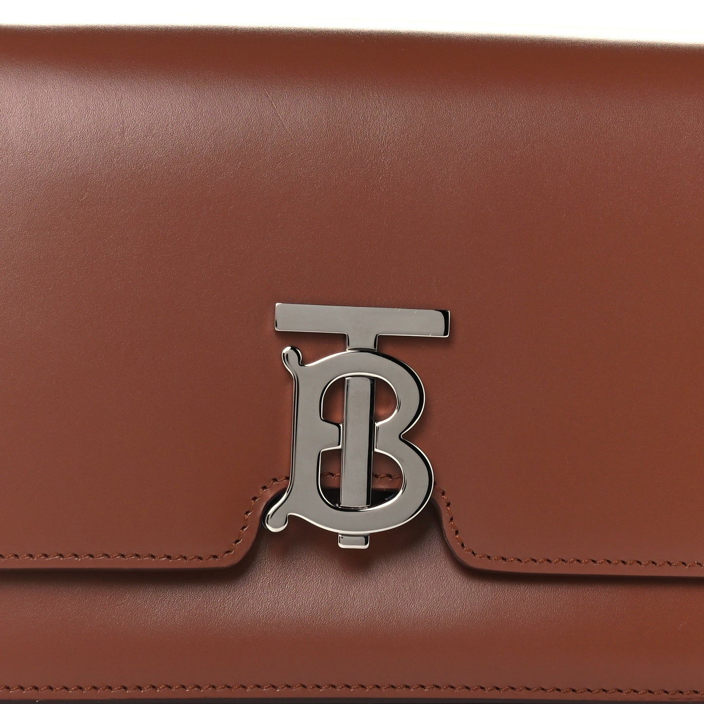 Calfskin Small TB Bag Malt Brown