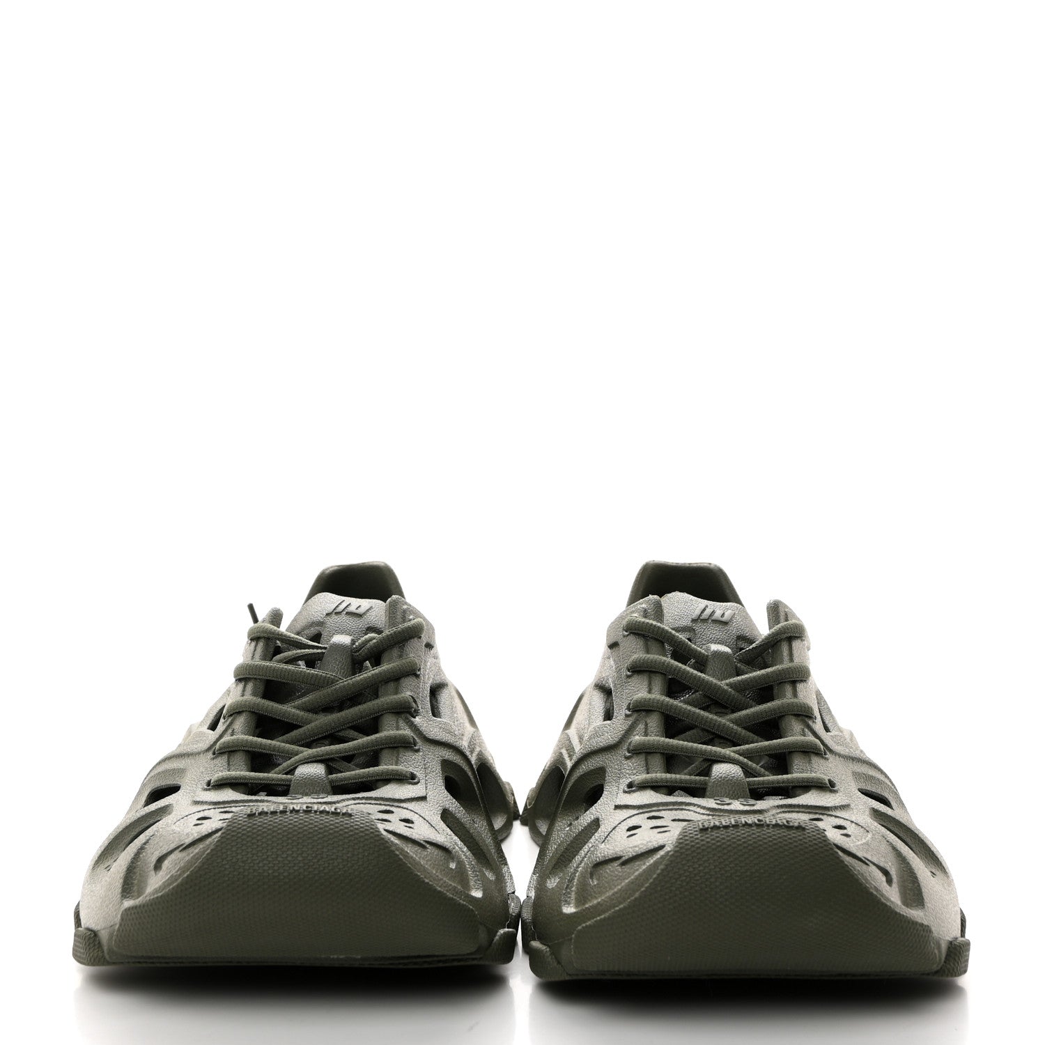 Balenciaga EVA Molded Mens HD Low Top Sneakers 39 Khaki 2 of 8