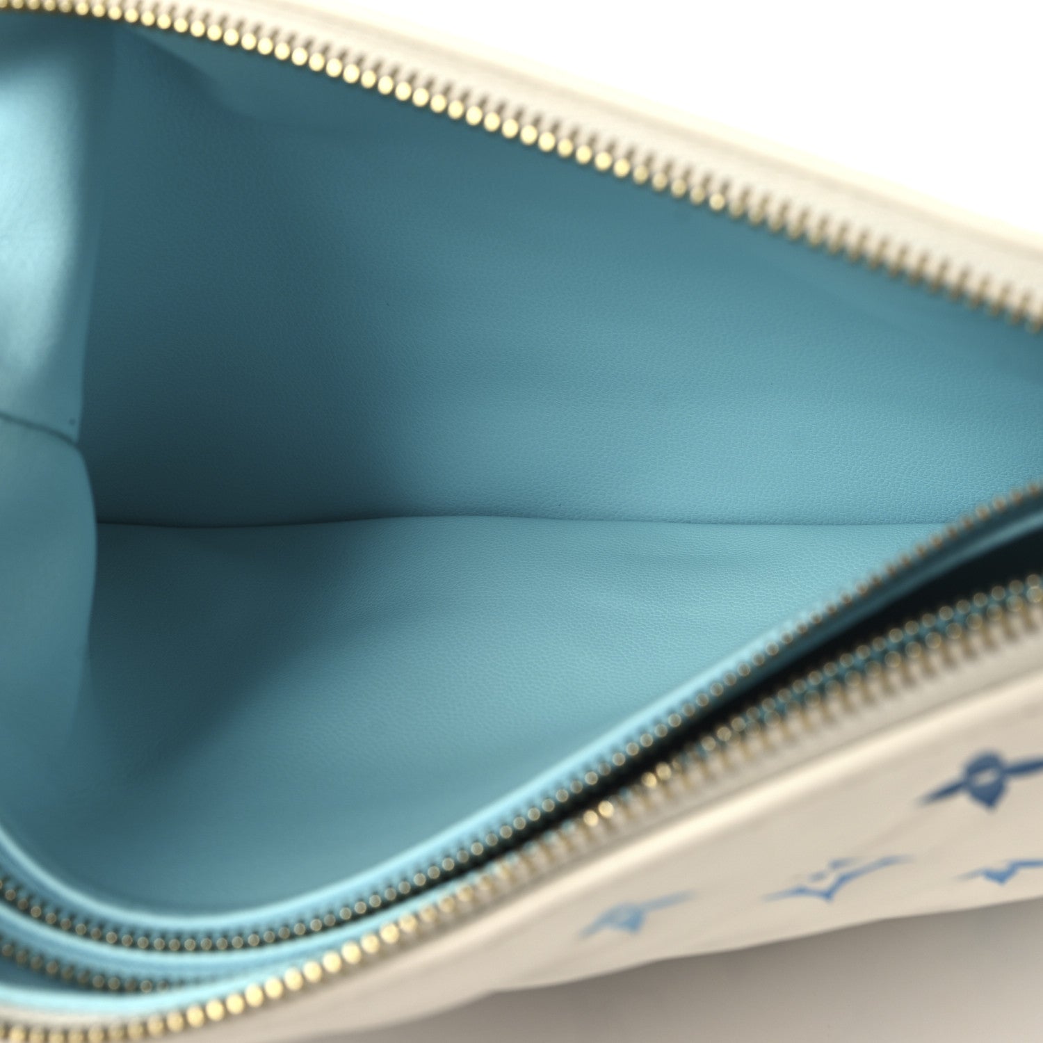 Louis Vuitton Lambskin Embossed Monogram Tricolor By The Pool Coussin PM White Blue 4 of 10