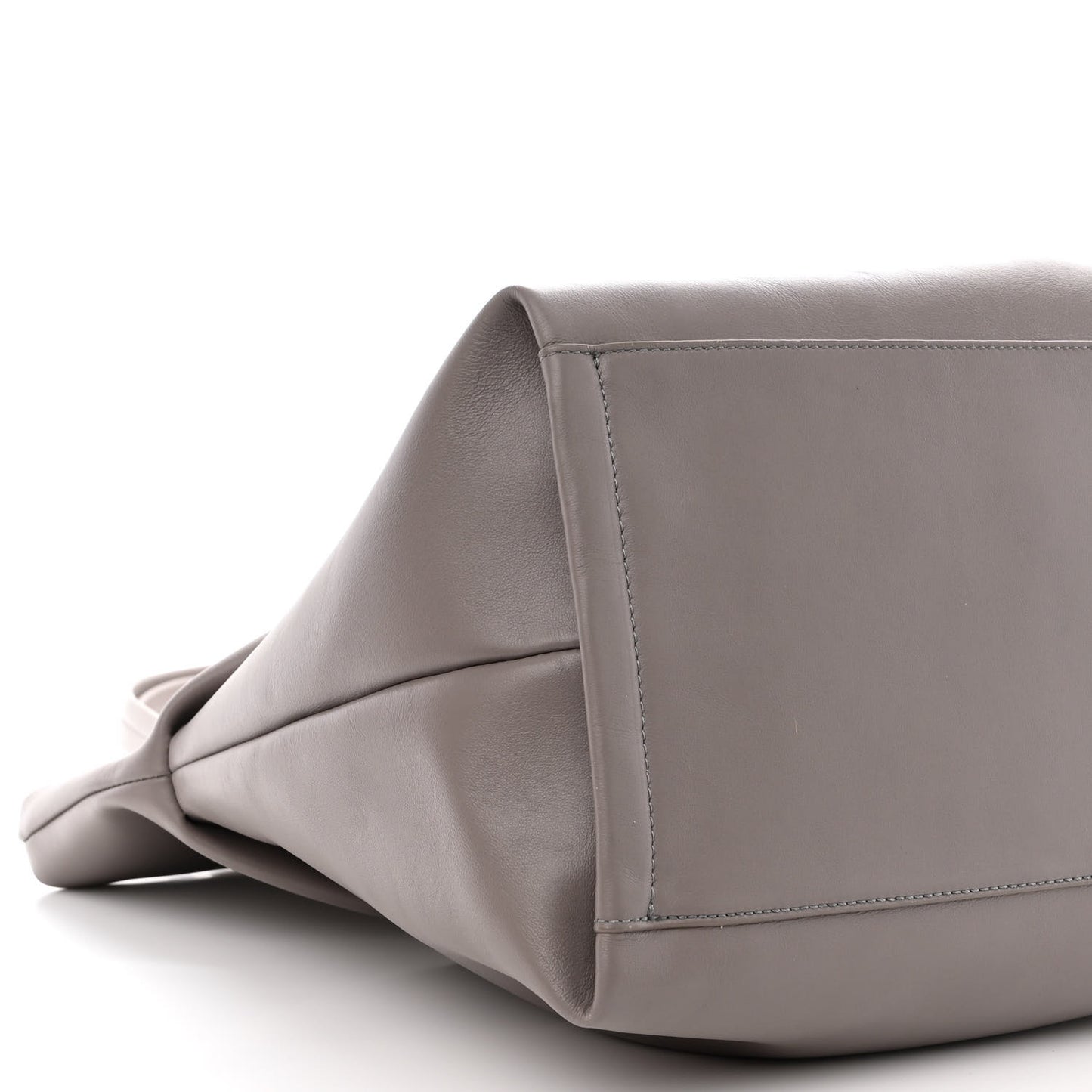 Calfskin Judy East West Tote Cashmere Grey