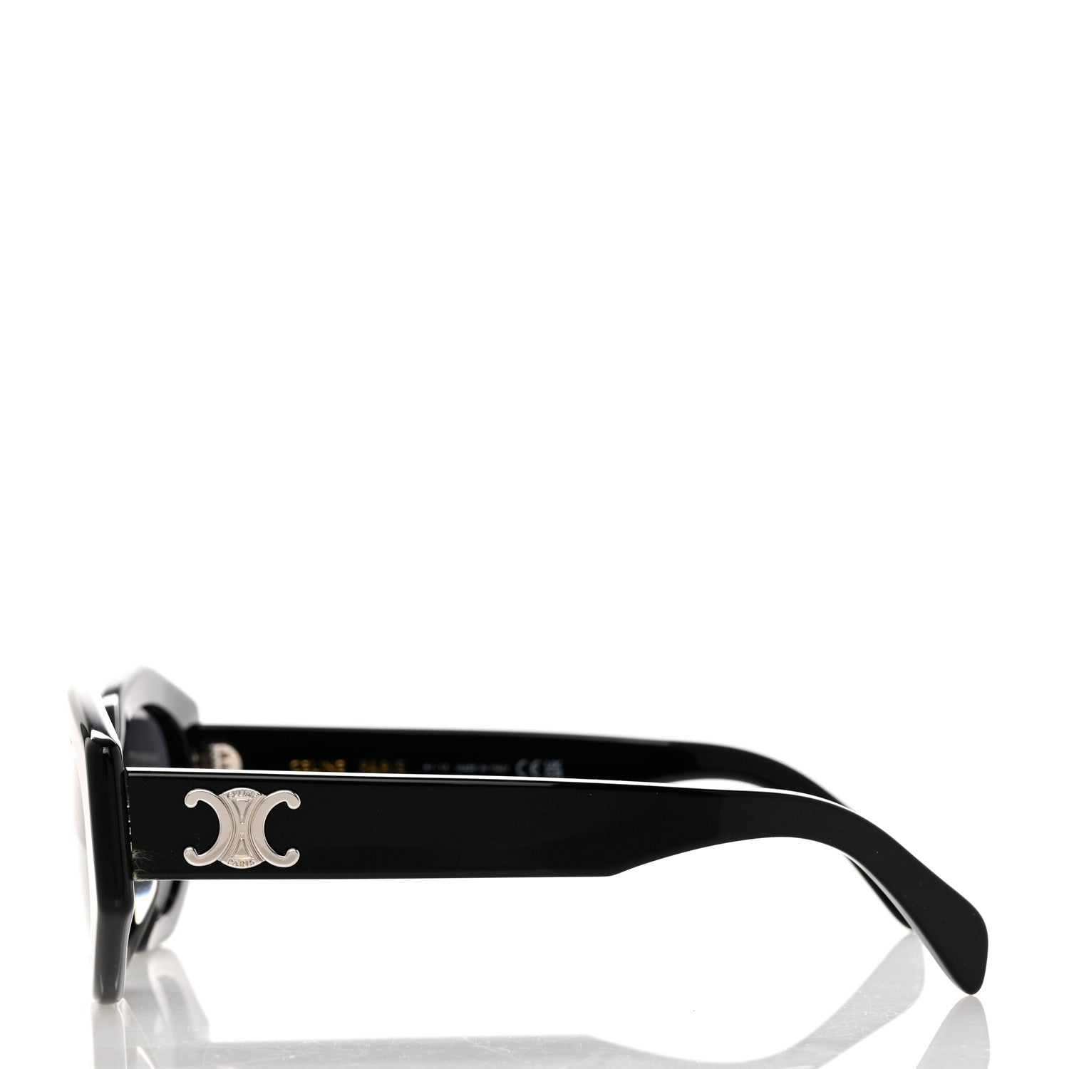 Celine Acetate Triomphe 01 Sunglasses CL 40238U Black 3 of 8