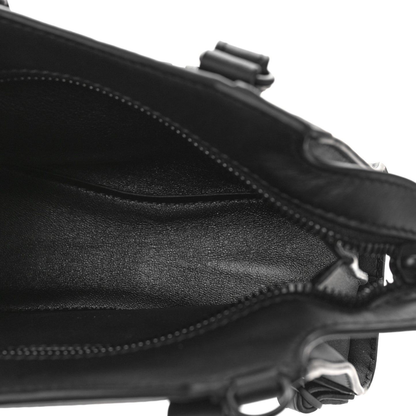Smooth Calfskin Neo Classic Black Hardware Nano City Crossbody Black
