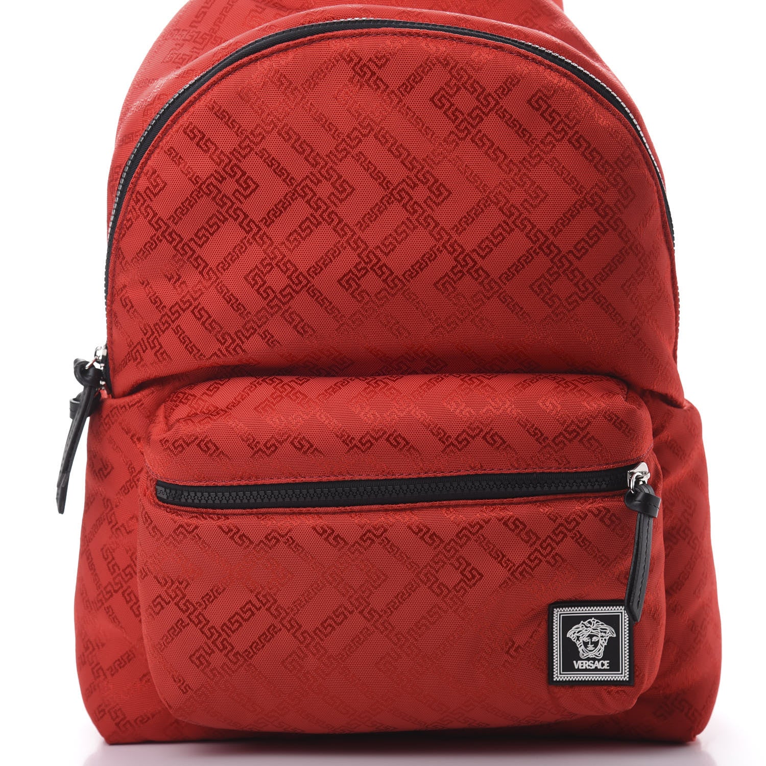 Versace Nylon Greca Backpack Red 7 of 10