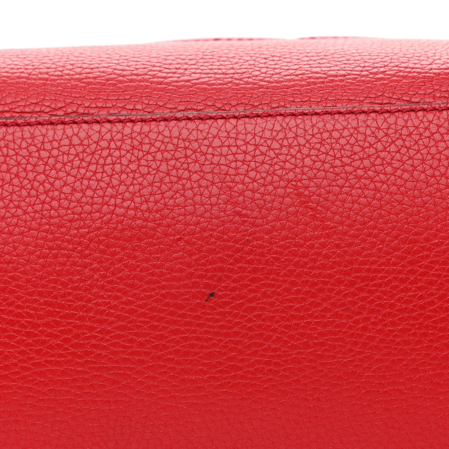 Cellarius Calfskin Medium Soho Chain Shoulder Bag Vibrant Red