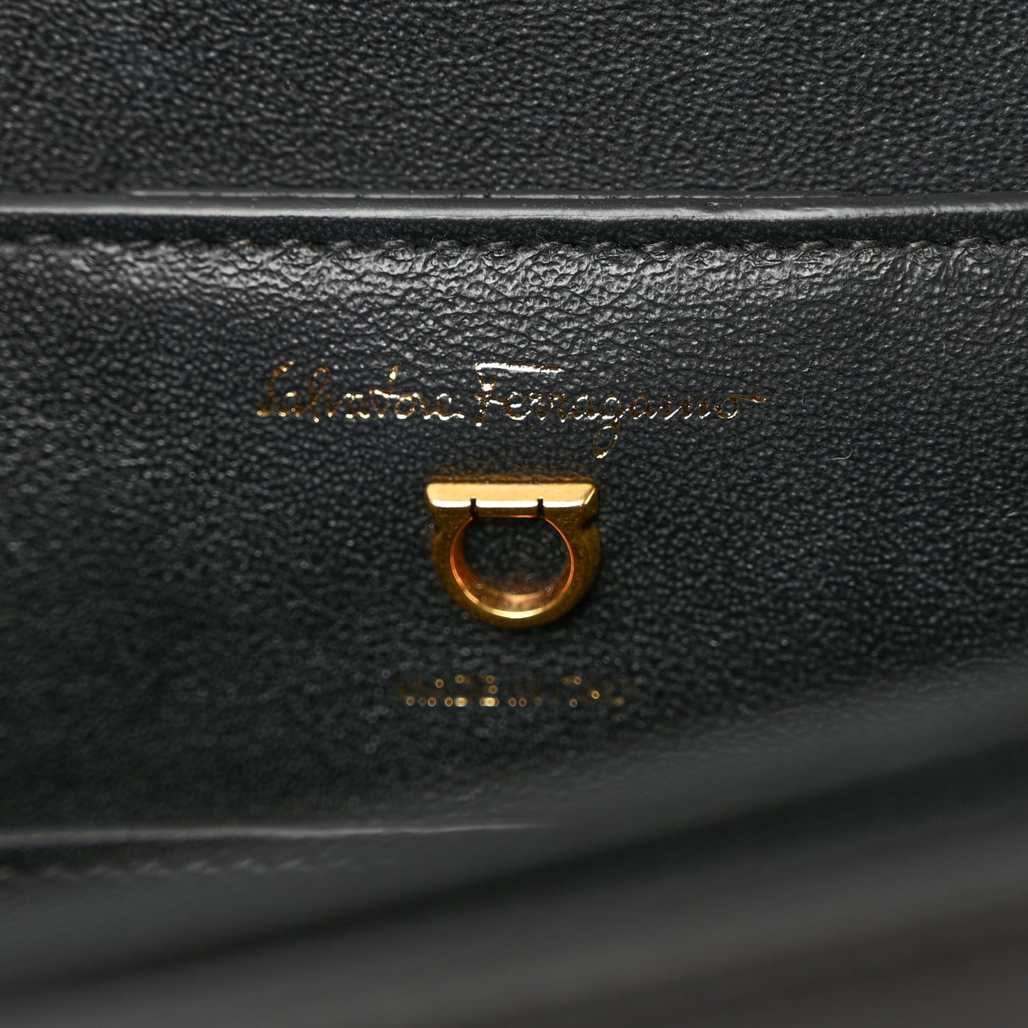 Calfskin Small Trapezio Crossbody Black