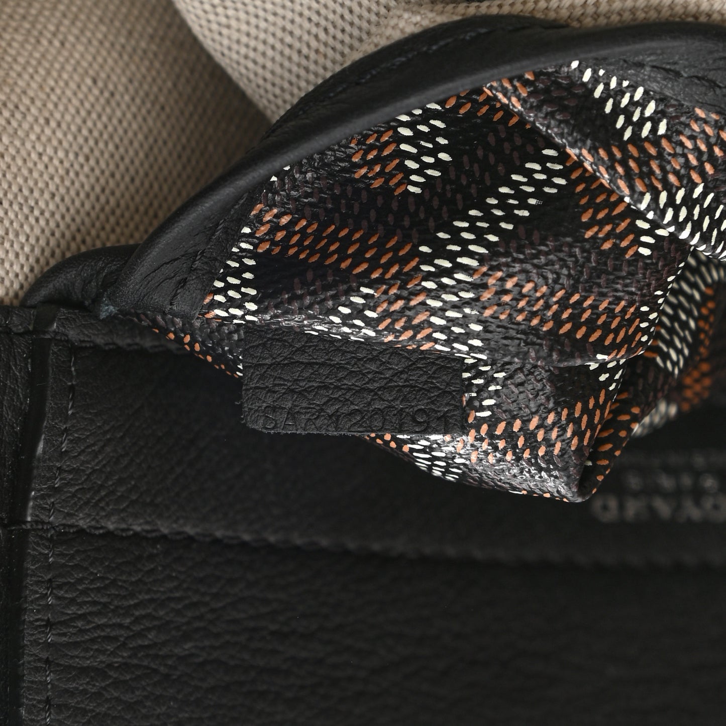 Goyardine Rouette PM Black