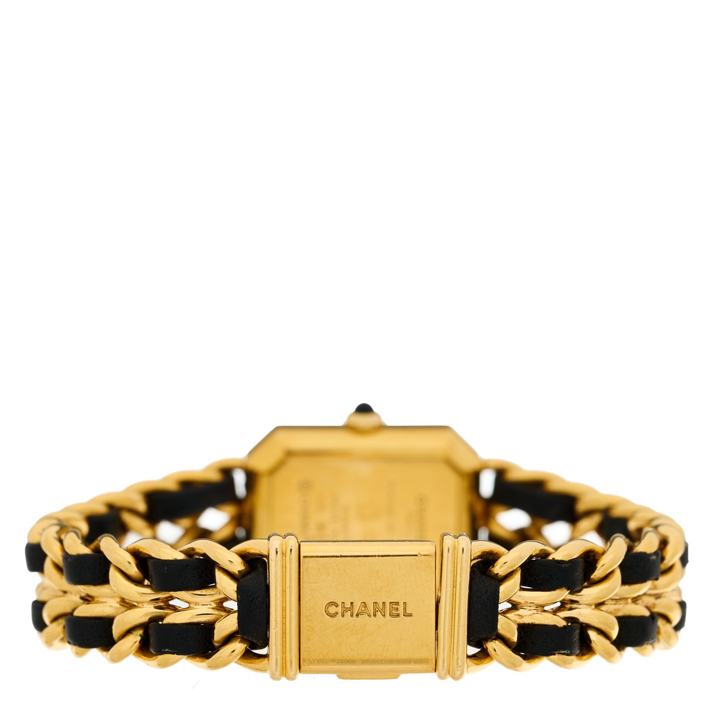 Stainless Steel Lambskin 20mm Chain Premiere Quartz Watch Gold XL