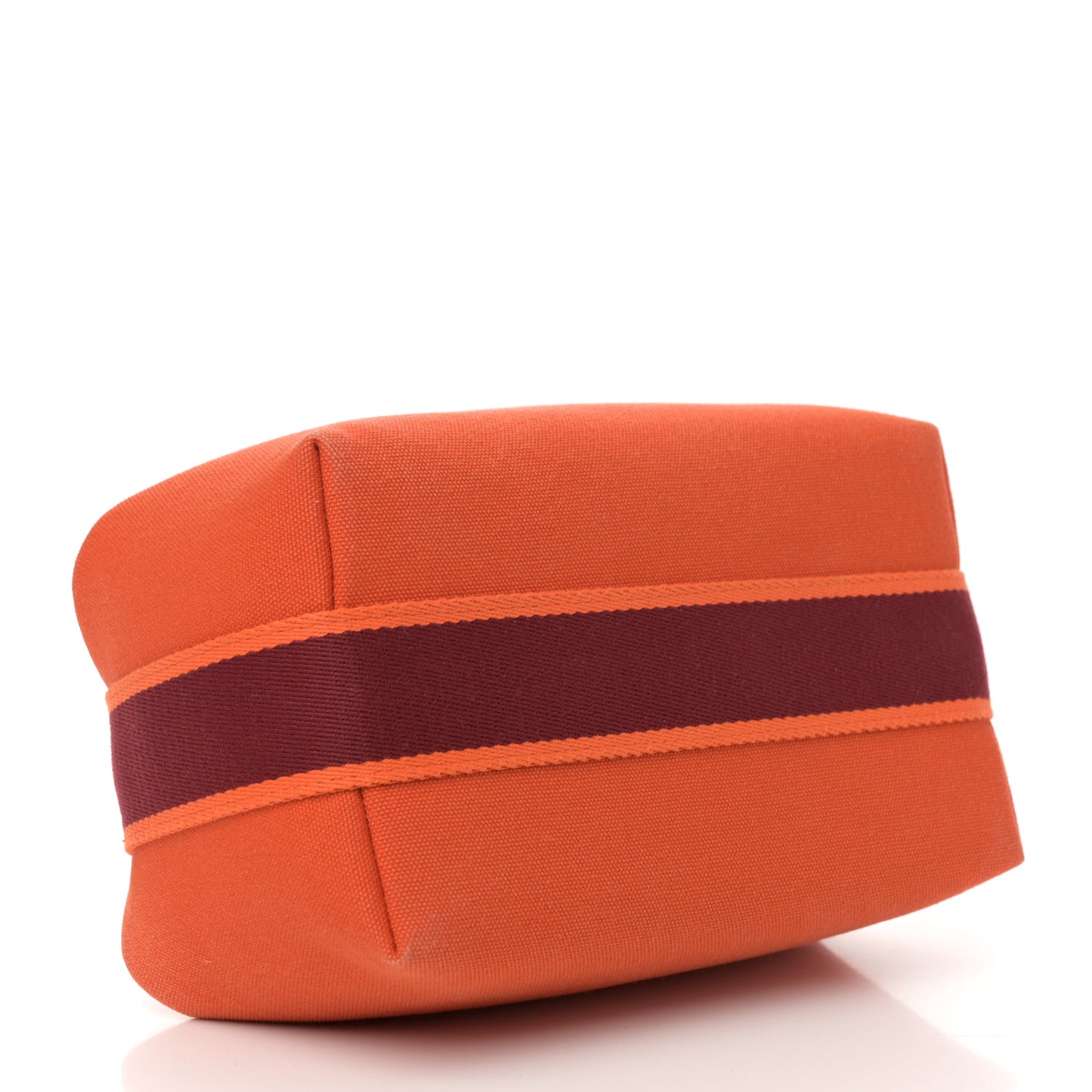 Canvas Small Bride-A-Brac Pouch Orange Burgundy