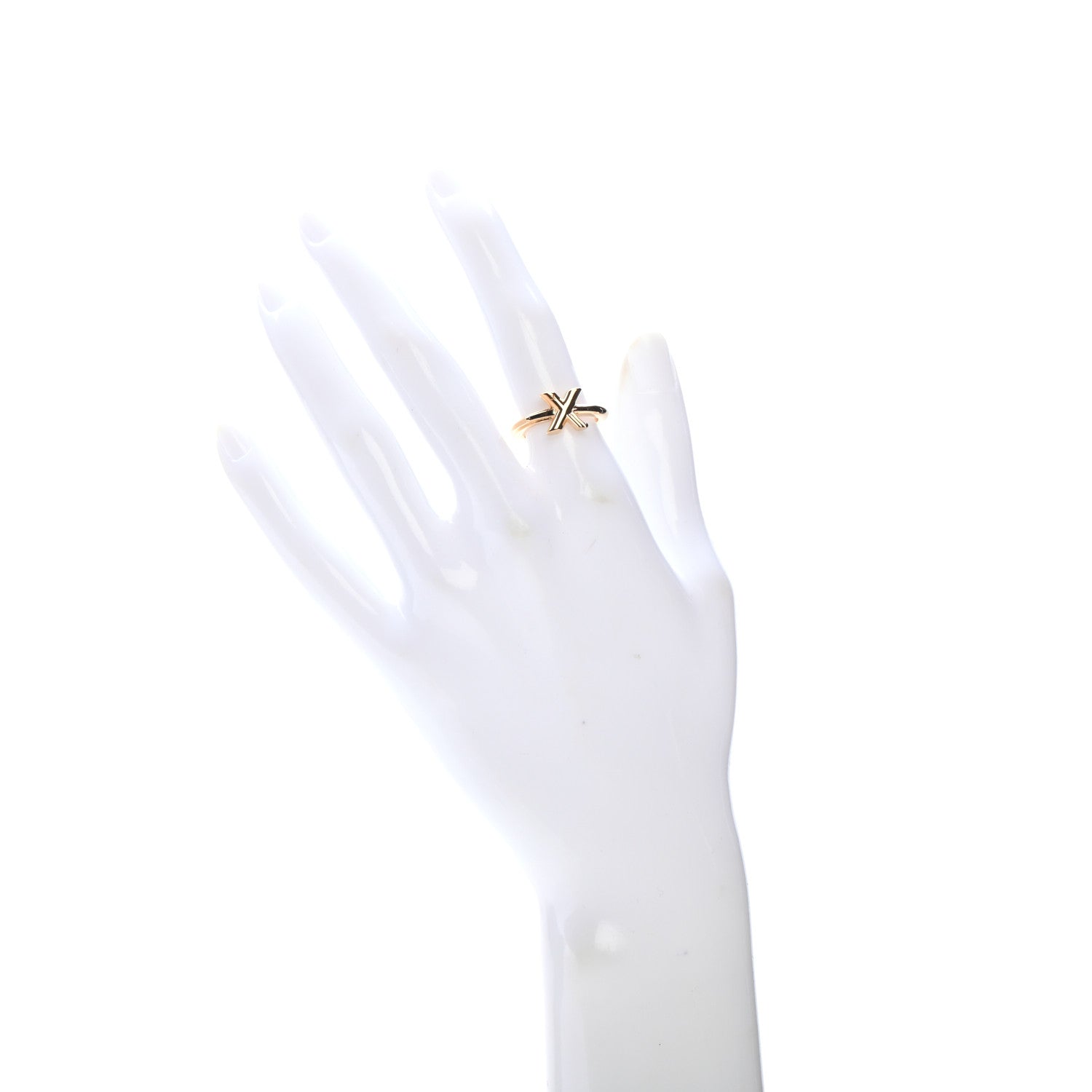Louis Vuitton LV And Me Letter X Ring S Gold 2 of 6