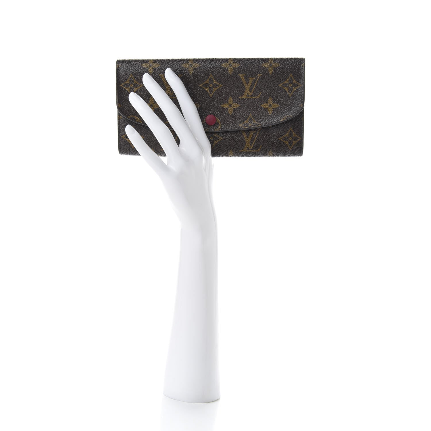 Louis Vuitton Monogram Emilie Wallet Fuchsia 2 of 7