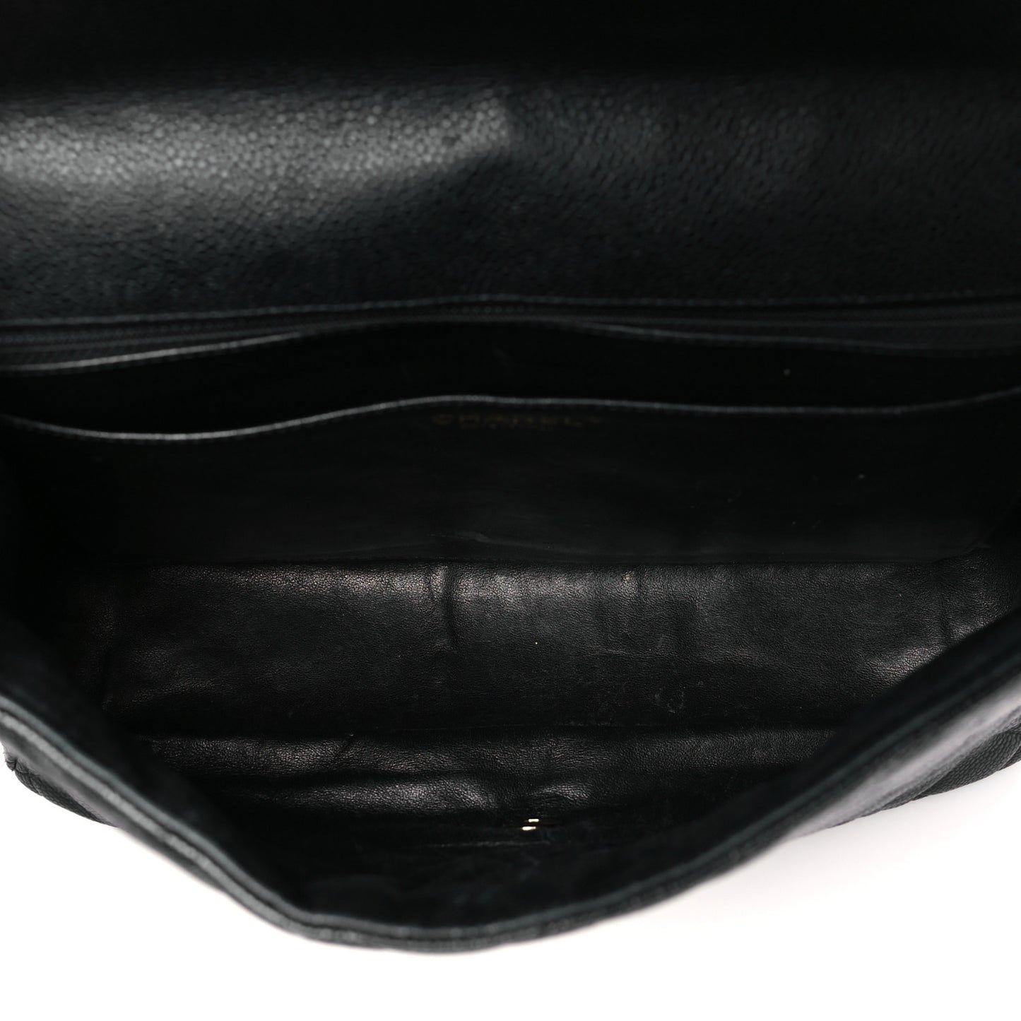Caviar Quilted Maxi Single Flap Black