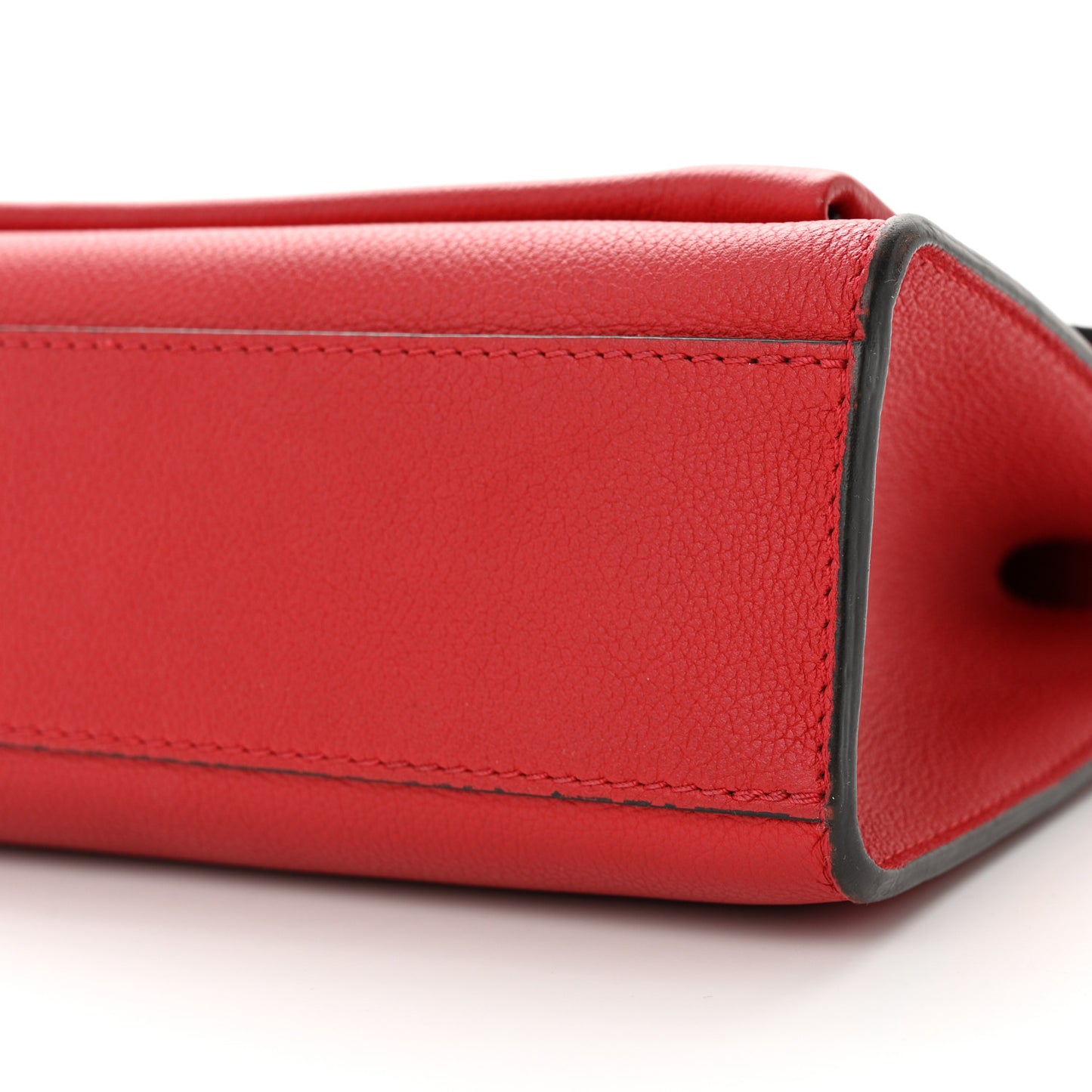 Soft Calfskin Mylockme Chain Bag BB Rubis