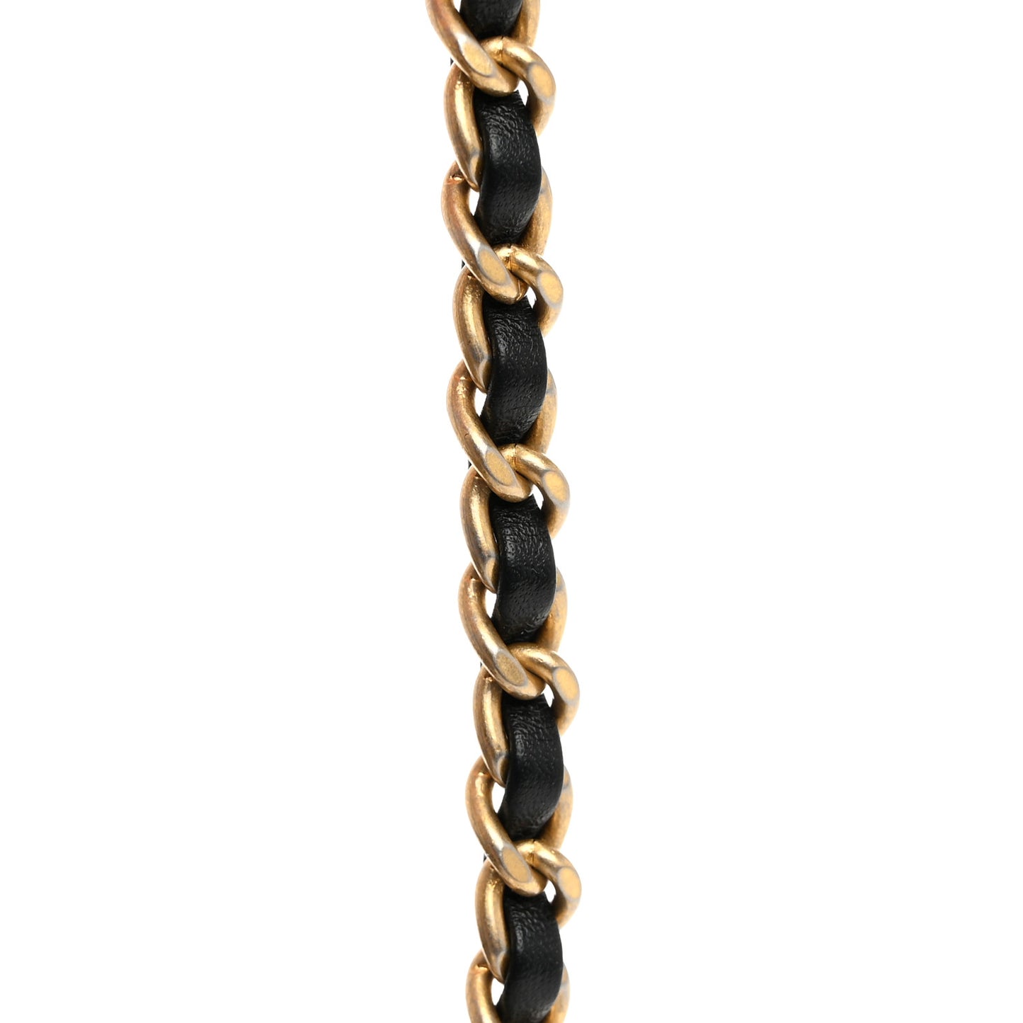 Lambskin Quilted Mini Pearl Crush Flap Black