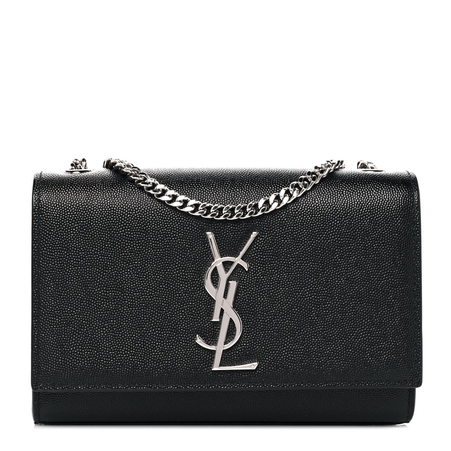 Grain De Poudre Small Monogram Kate Satchel Black