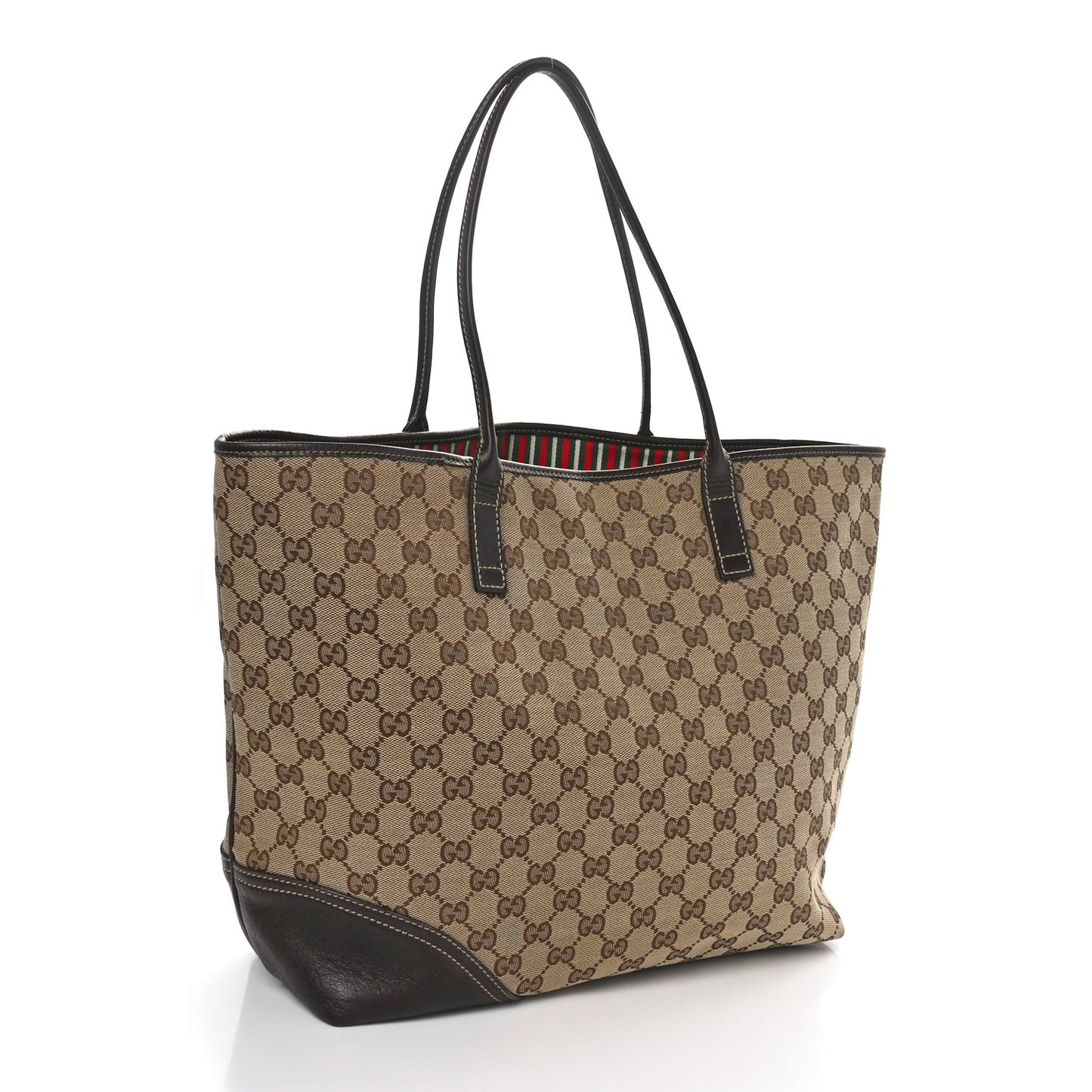 Monogram Large New Britt Tote Brown