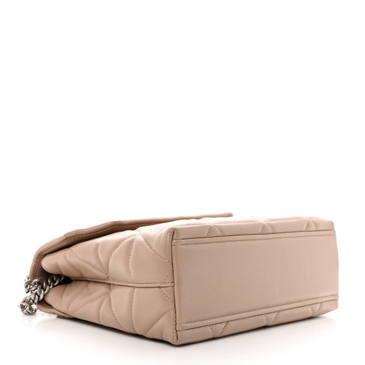 Prada Nappa Triangle Stitched Large Spectrum Bag Cipria 4 of 10