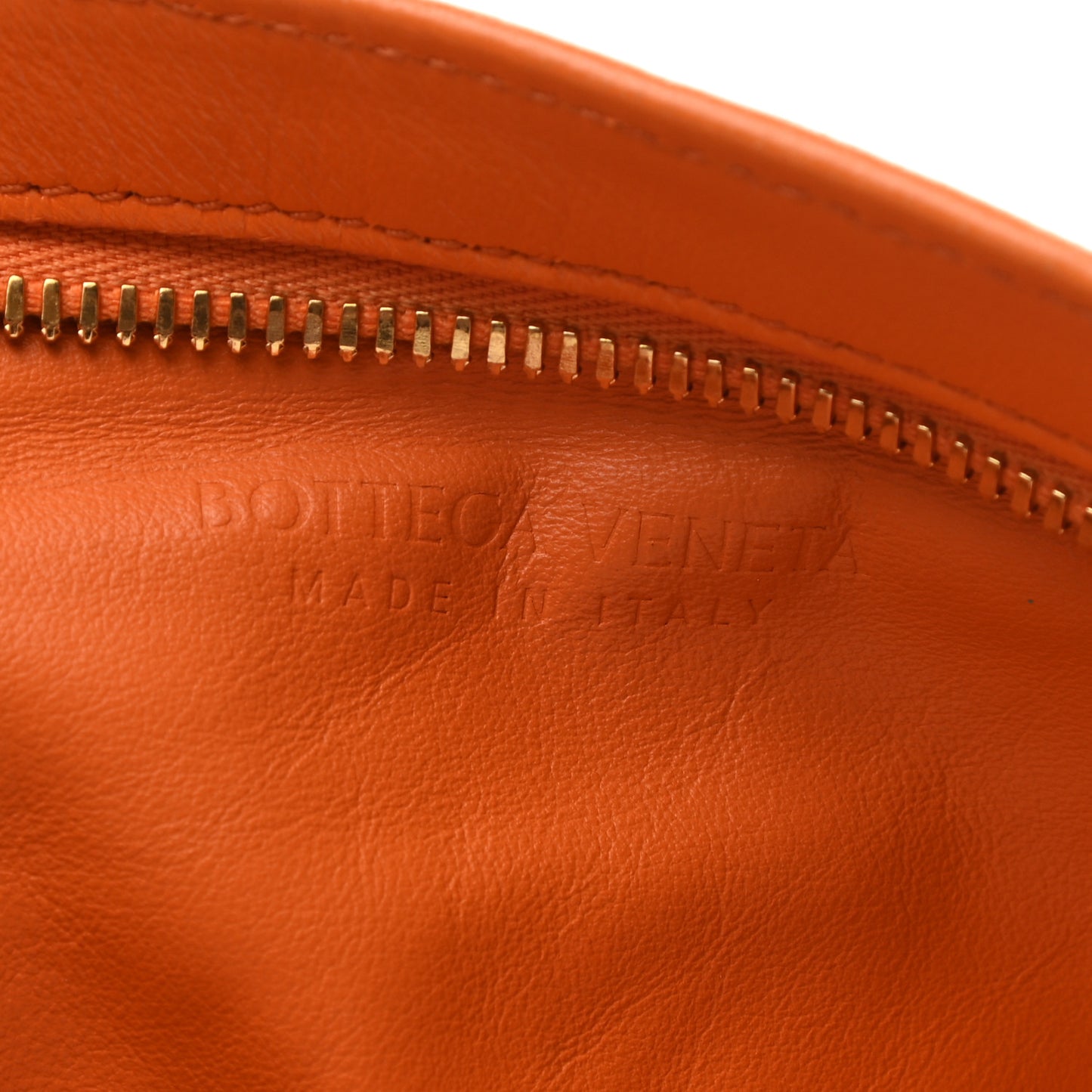 Nappa Intrecciato BV Twist Orange