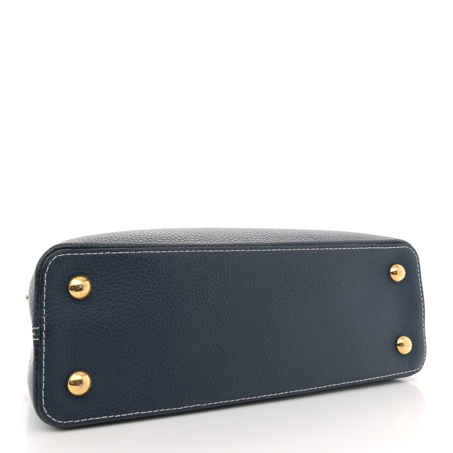 Taurillon Capucines PM Blue Marine