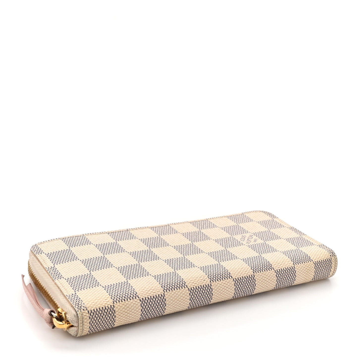 Damier Azur Clemence Wallet Rose Ballerine