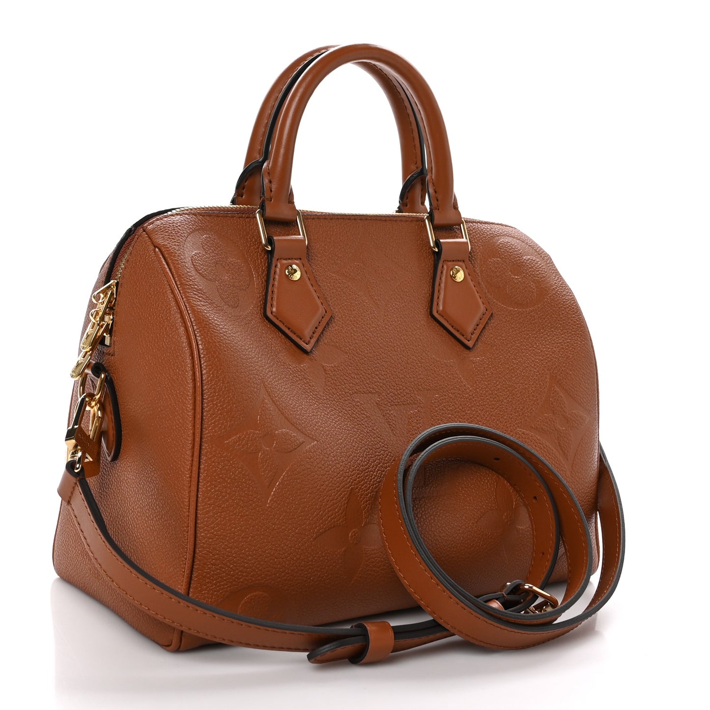 Empreinte Monogram Giant Speedy Bandouliere 25 Cognac