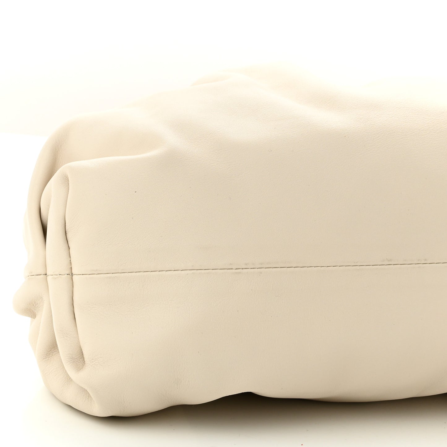 Smooth Butter Calf The Pouch Oversized Clutch Plaster