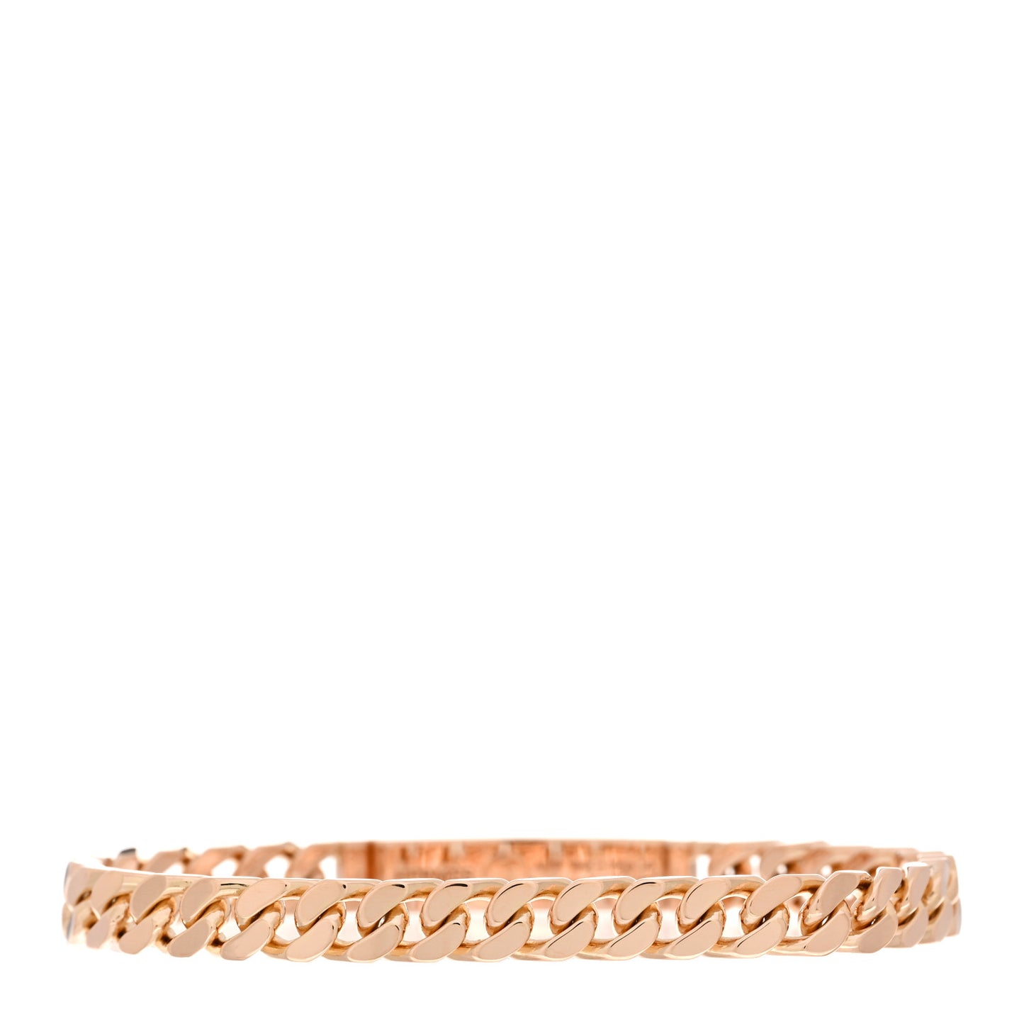 18K Rose Gold Diamond PM Kelly Chaine Bracelet LG