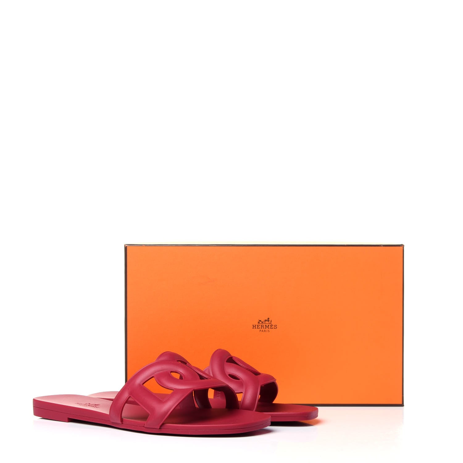 Hermes Rubber Aloha Sandals 36 Rose Baie 11 of 11