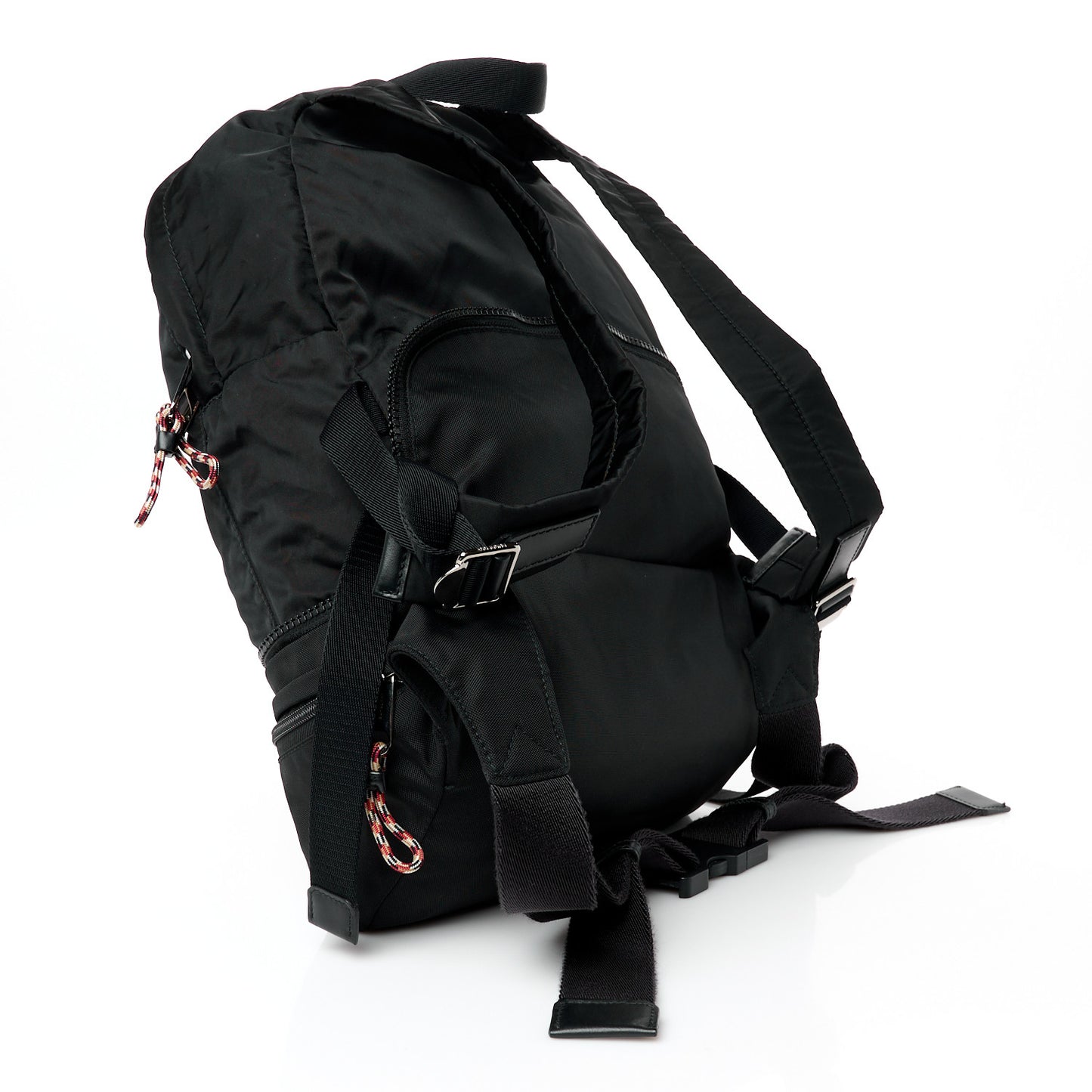 Nylon Rex Convertible Backpack Bum Bag Black