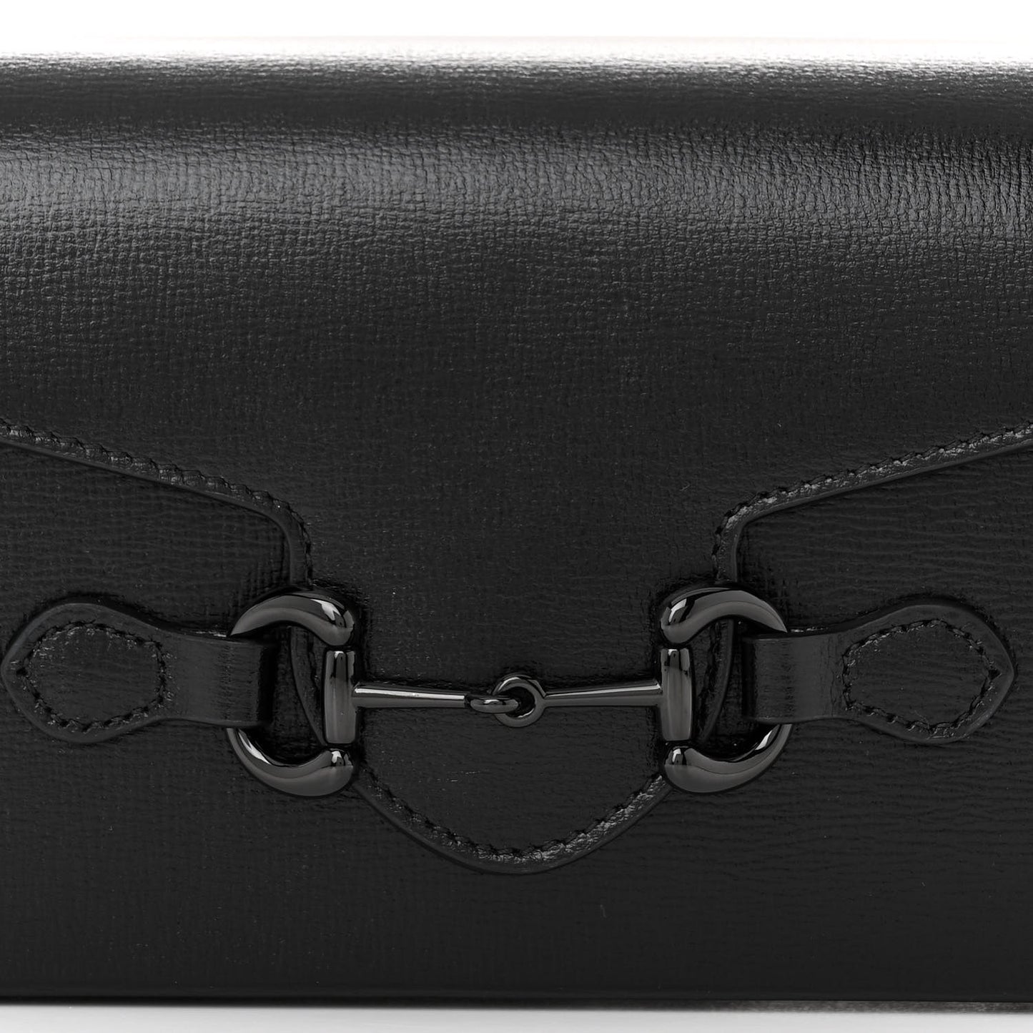 Azalea Calfskin Monochrome Mini Horsebit 1955 Shoulder Bag Black