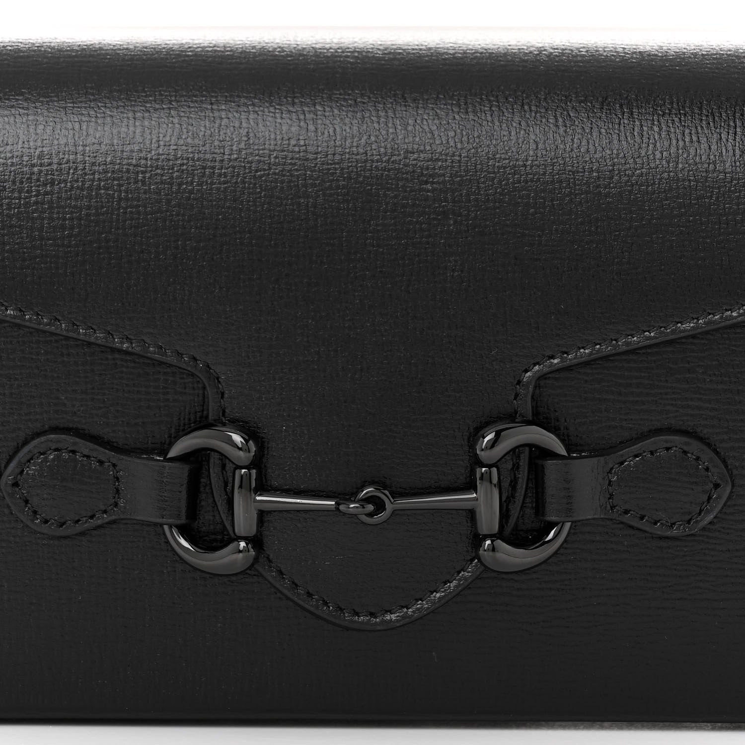 Gucci Azalea Calfskin Monochrome Mini Horsebit 1955 Shoulder Bag Black 8 of 10