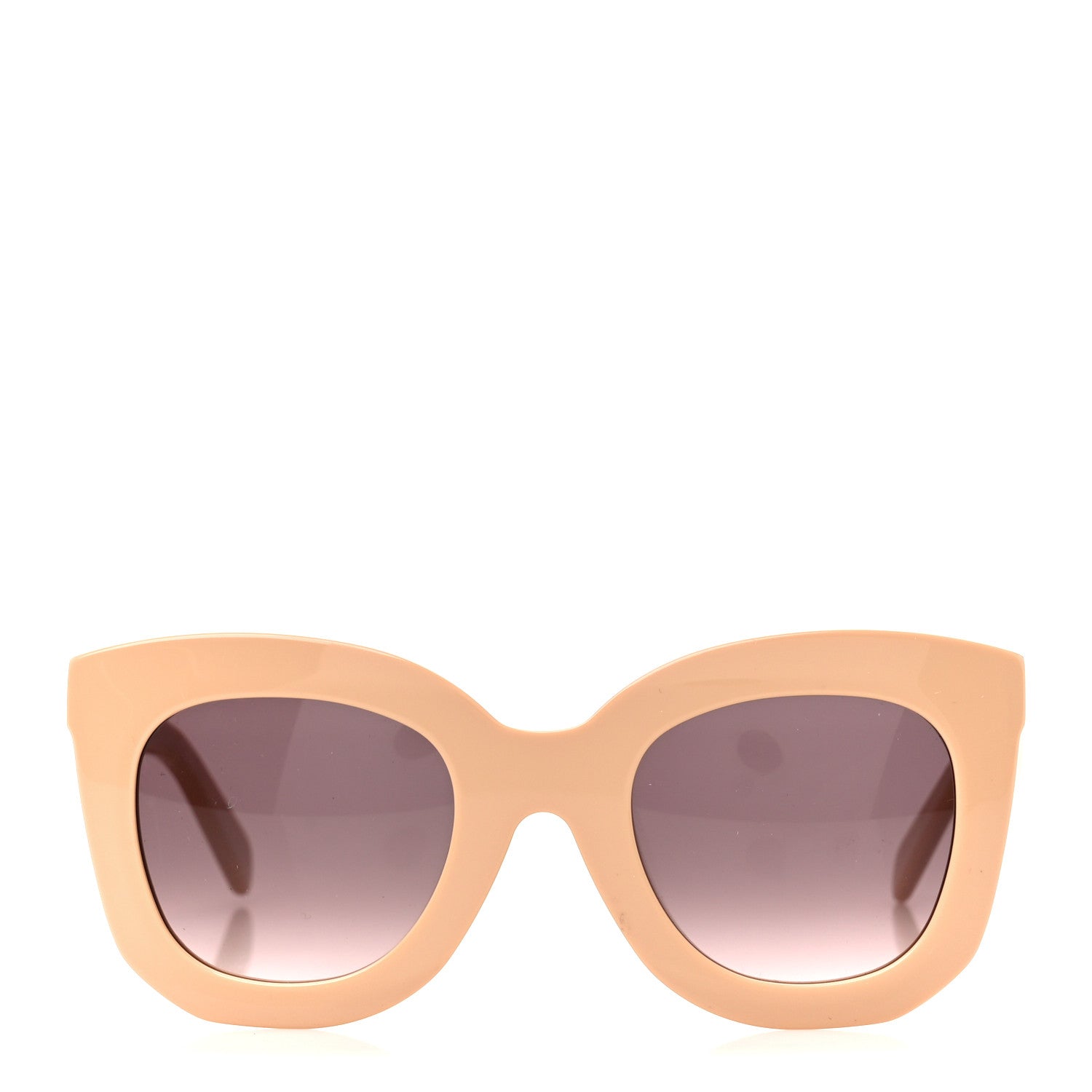 Celine Oversized Round Sunglasses CL4005FN Peach 2 of 6