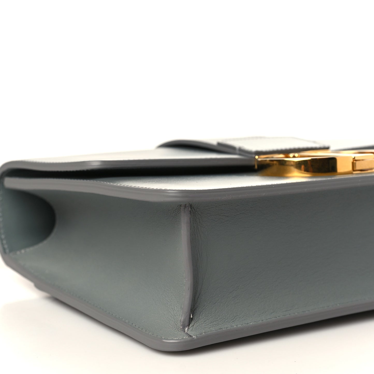Smooth Calfskin 30 Montaigne Flap Bag Gray