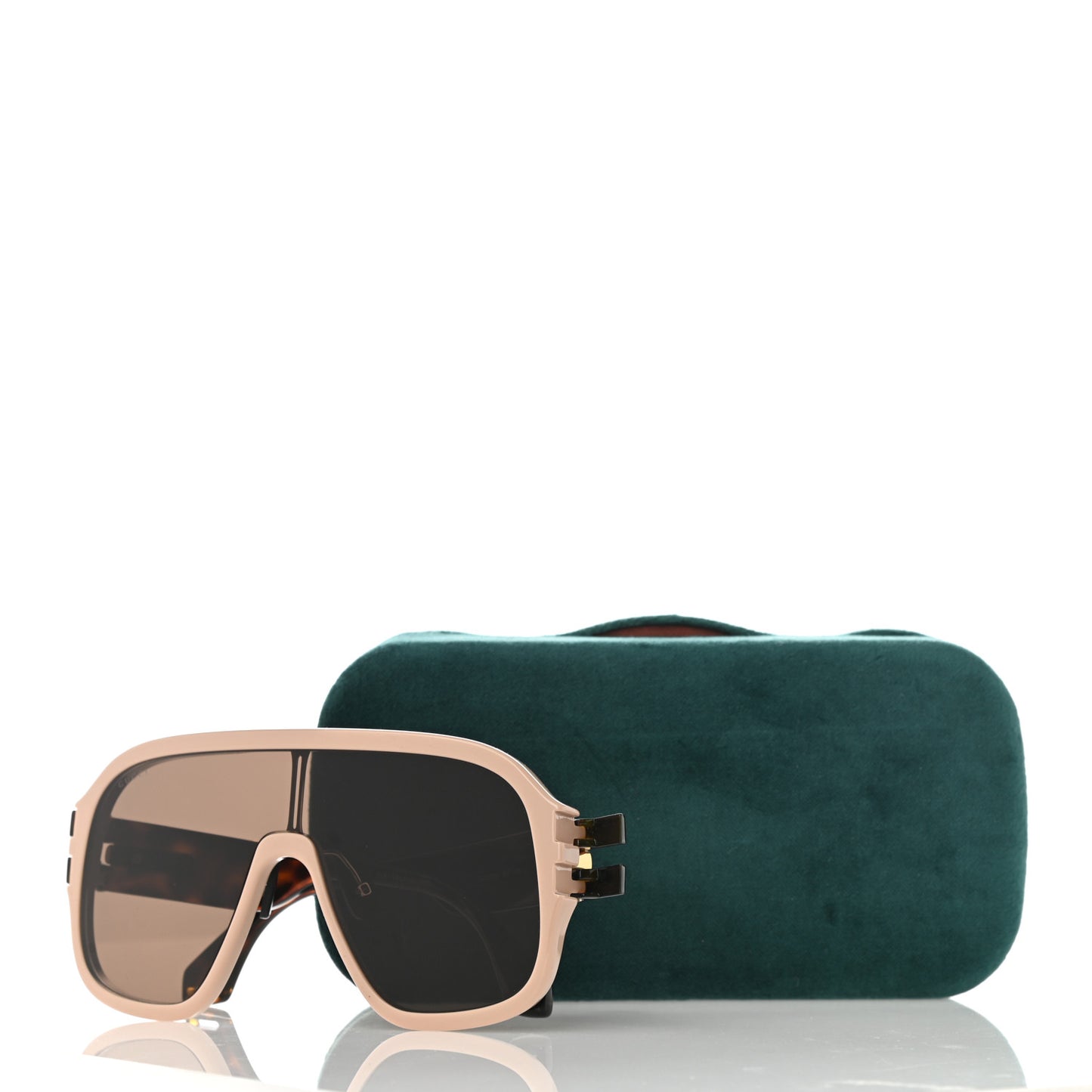 Acetate Aviator Sunglasses GG0663S Havana