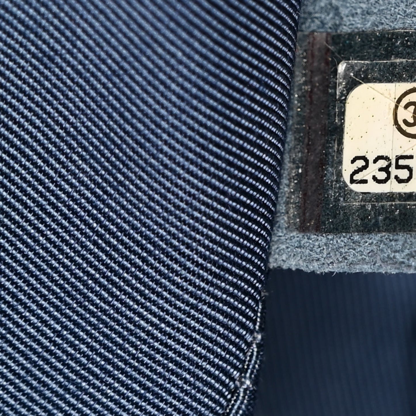 Lambskin Quilted Large Classic Shopping Tote Blue