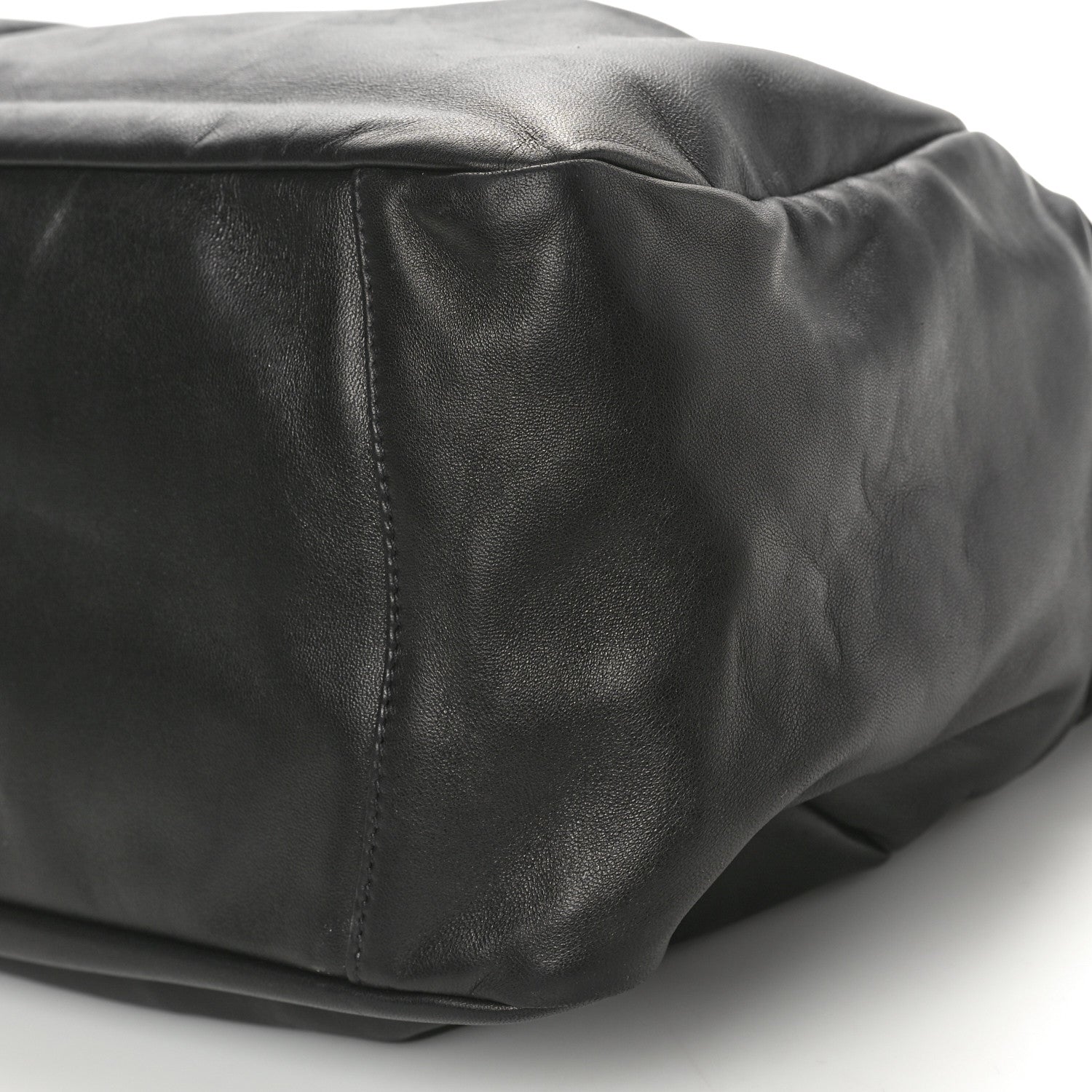 Prada Nappa Frills Tote Black 9 of 9