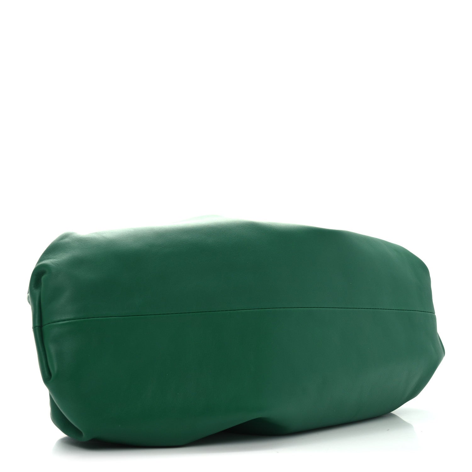 Bottega Veneta Smooth Butter Calf The Pouch Oversized Clutch Racing Green 4 of 11