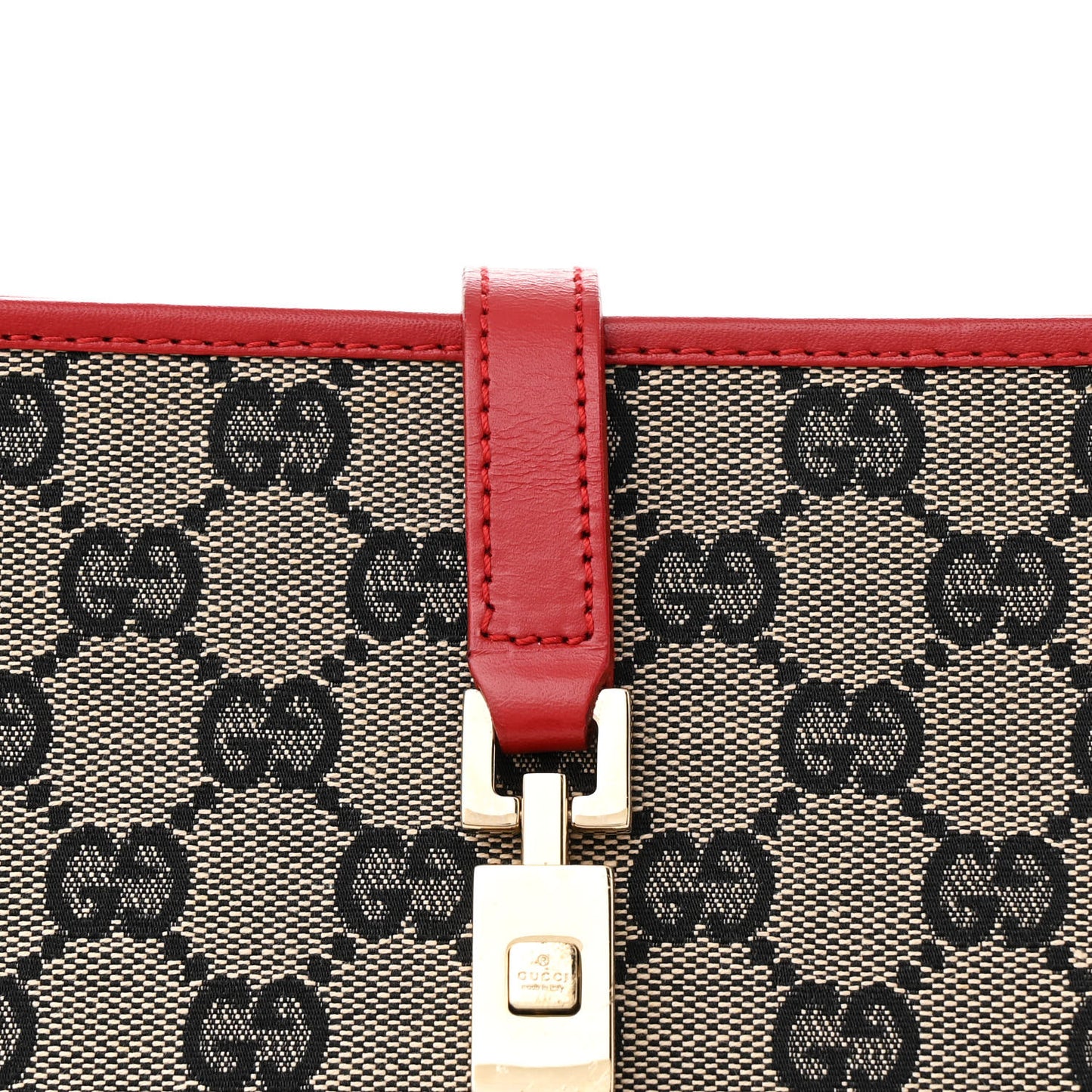 Monogram Small Bardot Shoulder Bag Red